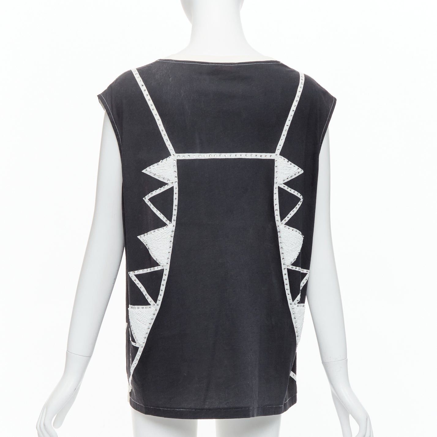 Other SASS & BIDE Love Shady neon orange black crystal embellished cotton tank S Size S / US 4 / IT 40 - 5 Thumbnail