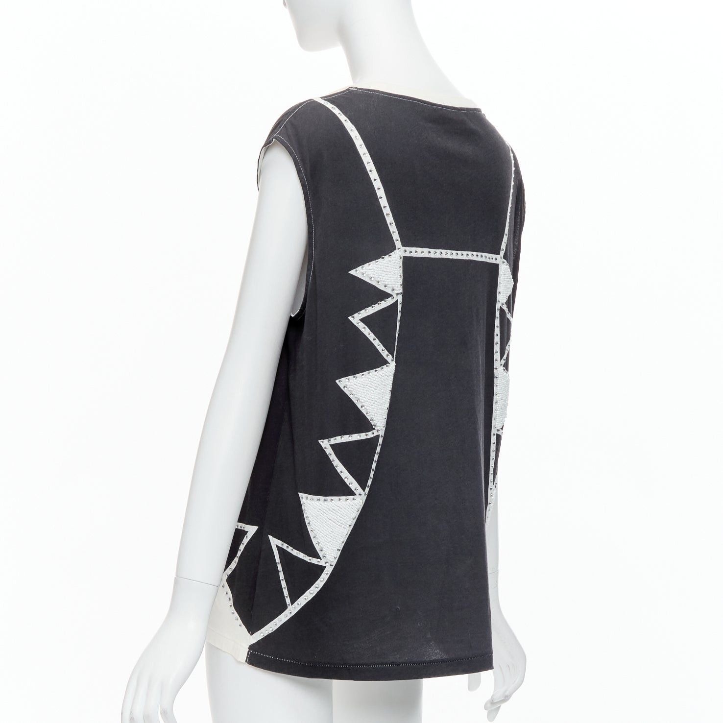 Other SASS & BIDE Love Shady neon orange black crystal embellished cotton tank S Size S / US 4 / IT 40 - 6 Thumbnail