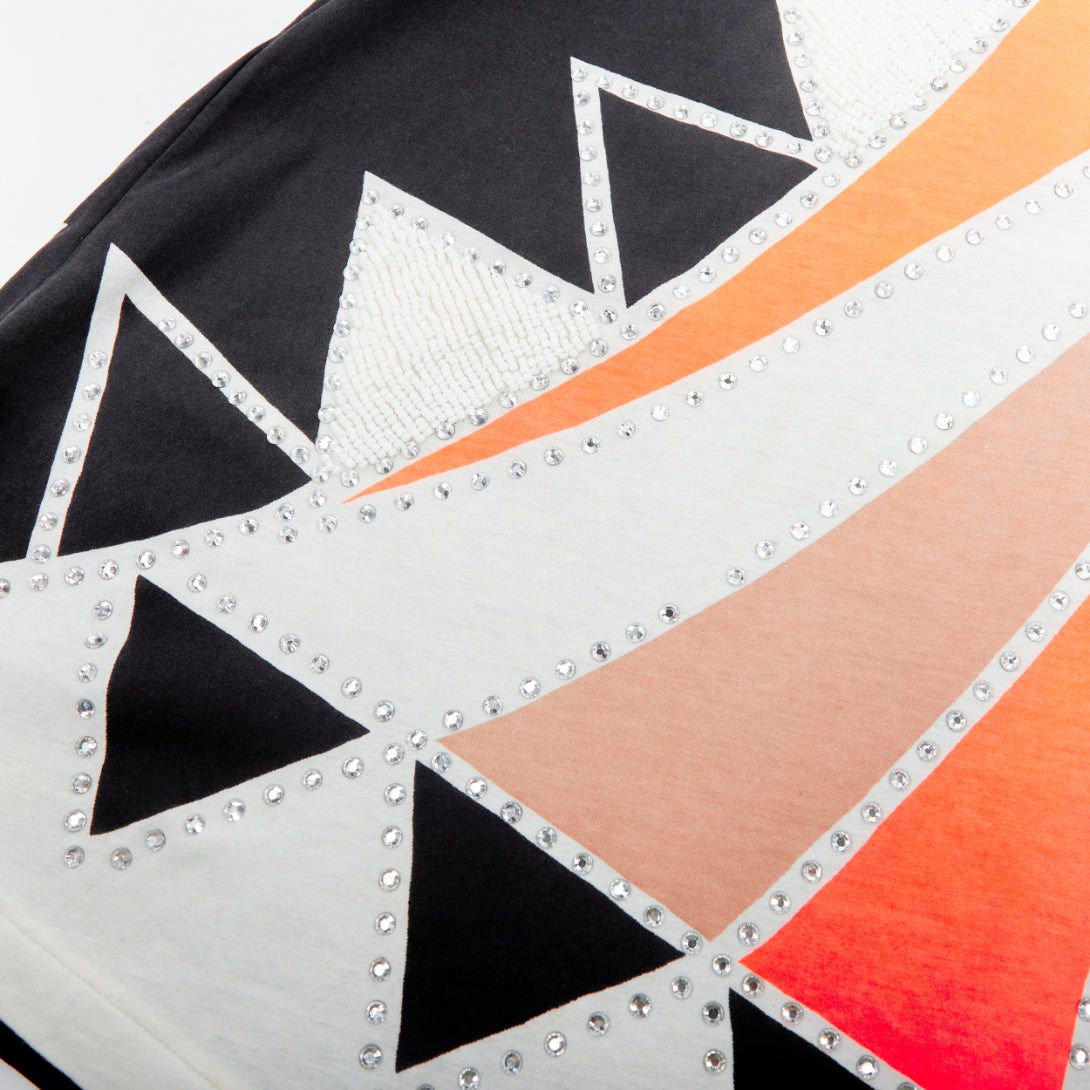Other SASS & BIDE Love Shady neon orange black crystal embellished cotton tank S Size S / US 4 / IT 40 - 2 Thumbnail