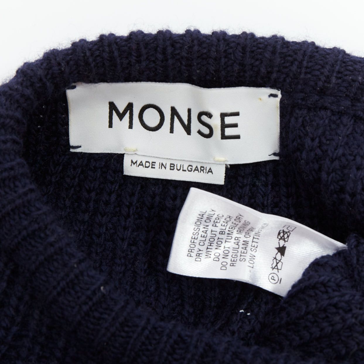 MONSE MONSE green navy embellished cutout fine merino wool sweater M Size M / US 6-8 / IT 42-44 - 8 Thumbnail