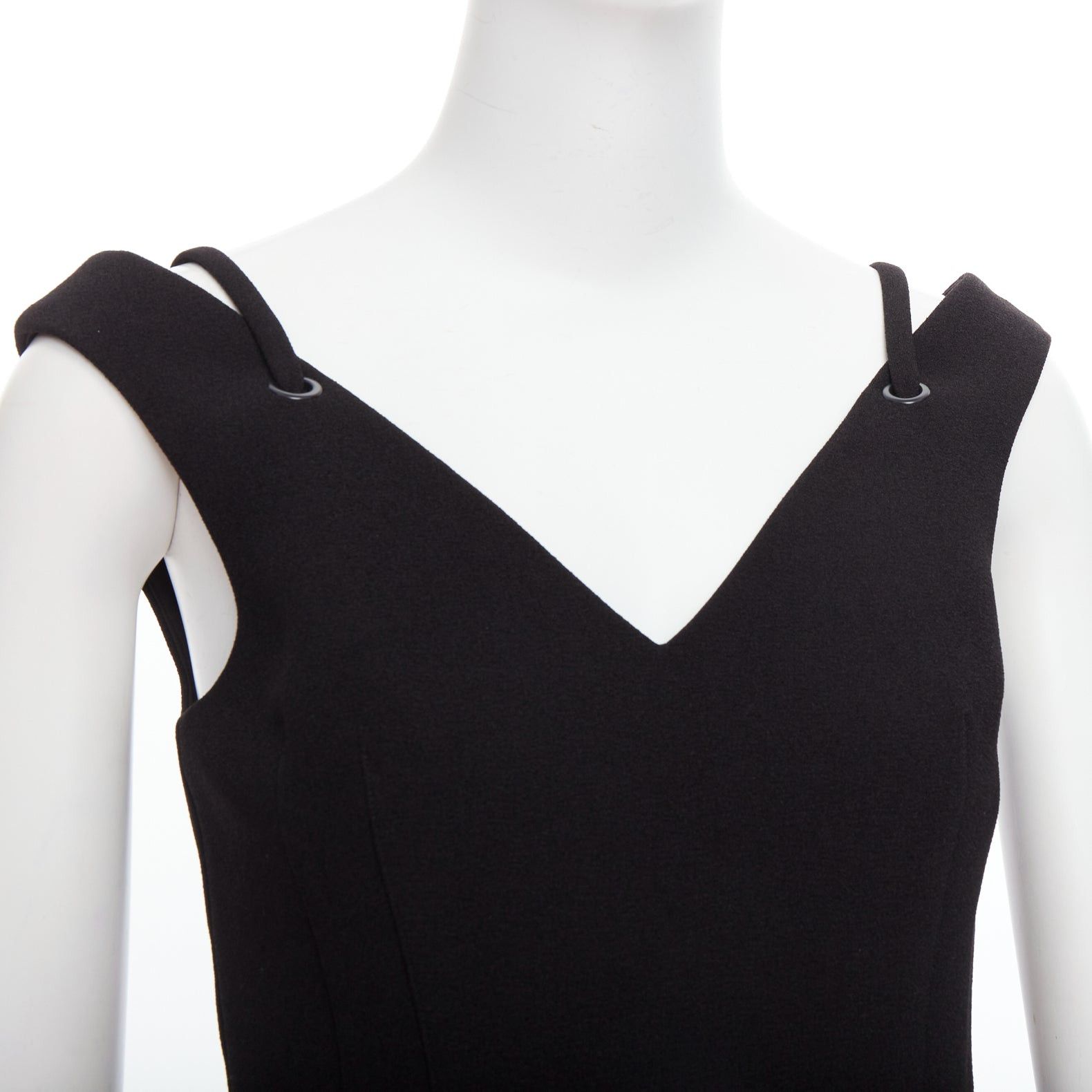 Other CAMILLA AND MARC Stella black rope applique cold shoulder mini dress UK6 XS Size S / US 4 / IT 40 - 2 Thumbnail