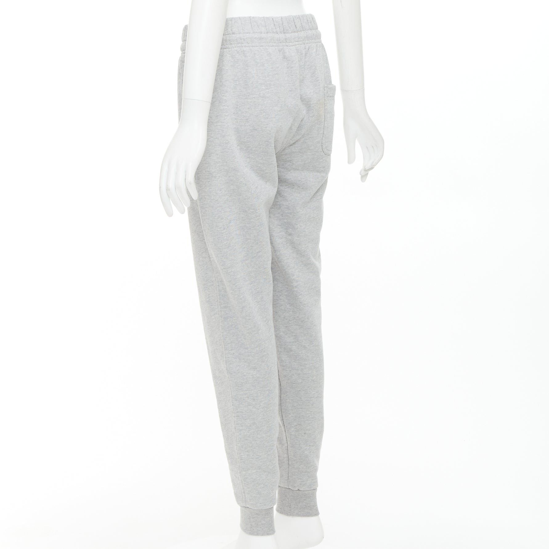 Maison Kitsune MAISON KITSUNE grey cotton fox badge tapered jogger sweat pants XS Size 26" / US 2 / IT 38 - 6 Thumbnail