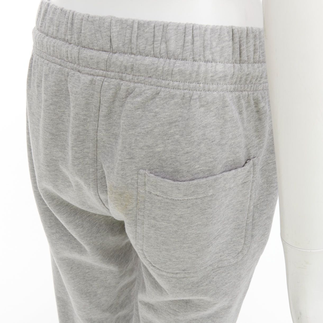 Maison Kitsune MAISON KITSUNE grey cotton fox badge tapered jogger sweat pants XS Size 26" / US 2 / IT 38 - 7 Thumbnail