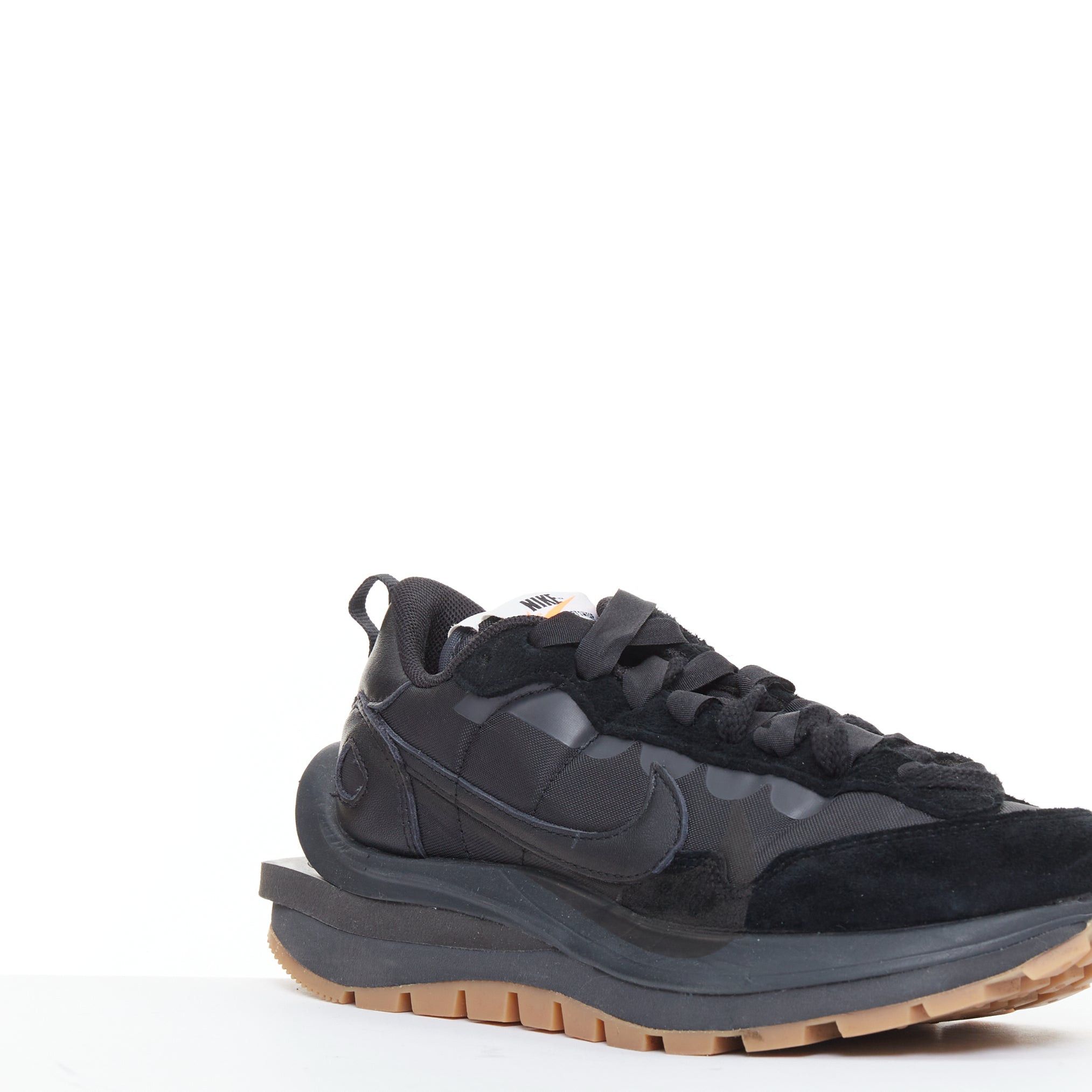 Nike NIKE SACAI VaporWaffle black gum beige deconstructed sneakers US3.5 EU35.5 Size US 5.5 / IT 35.5 - 2 Thumbnail
