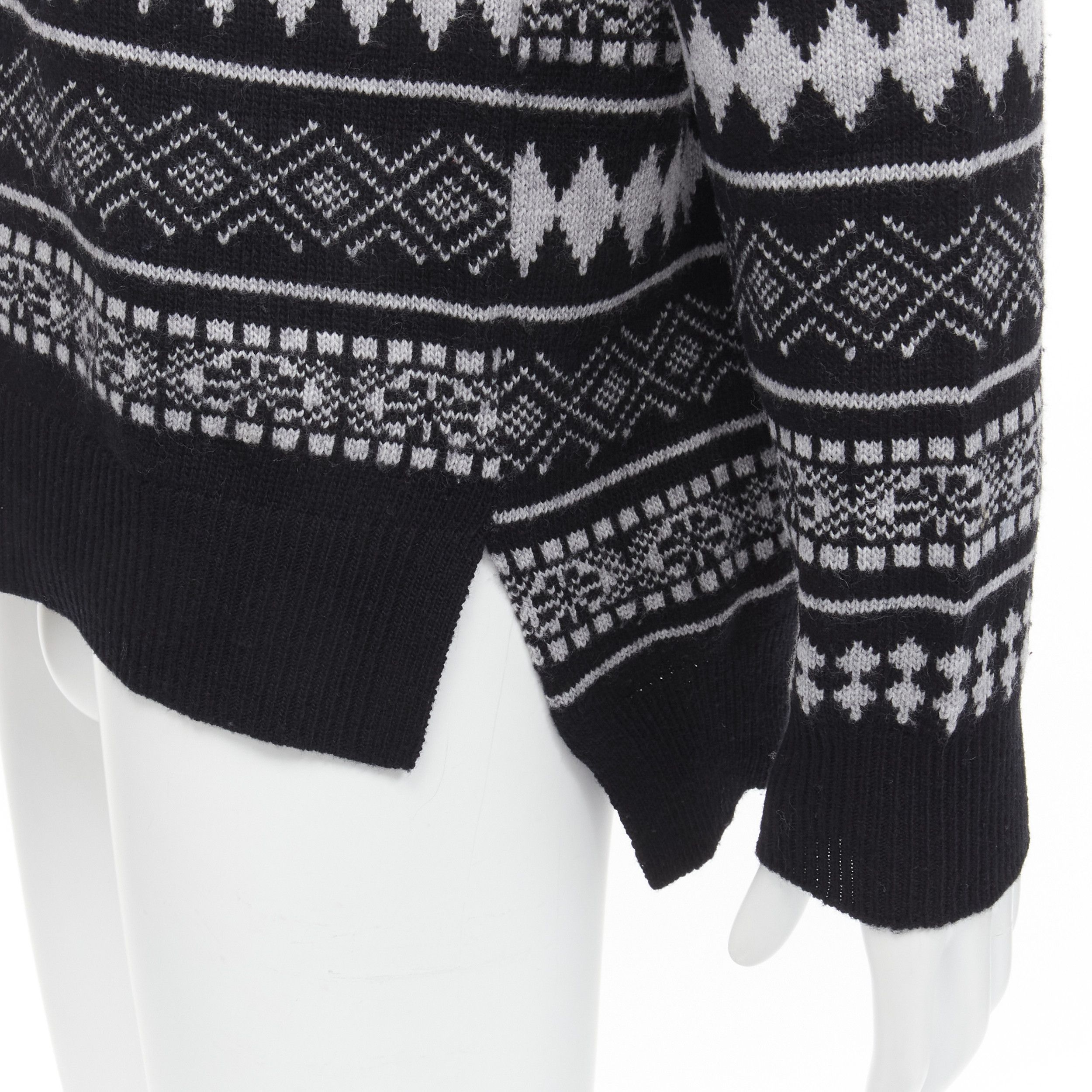 Givenchy GIVENCHY Riccardo Tisci textured star stripes intarsia pullover sweater M Size US M / EU 48-50 / 2 - 8 Thumbnail