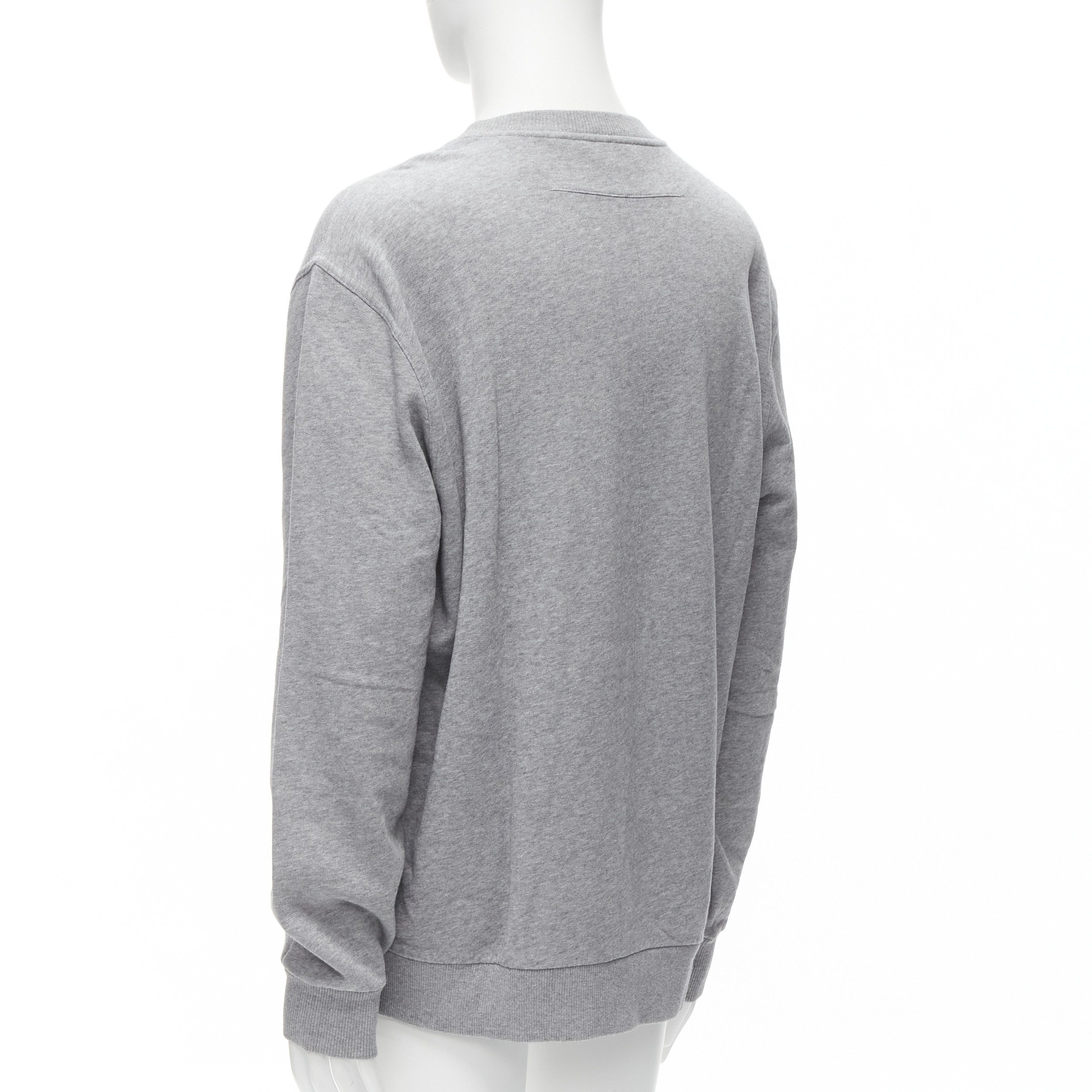 Givenchy GIVENCHY Riccardo Tisci grey tribal girl graphic print cotton crew sweater S Size US S / EU 44-46 / 1 - 6 Thumbnail
