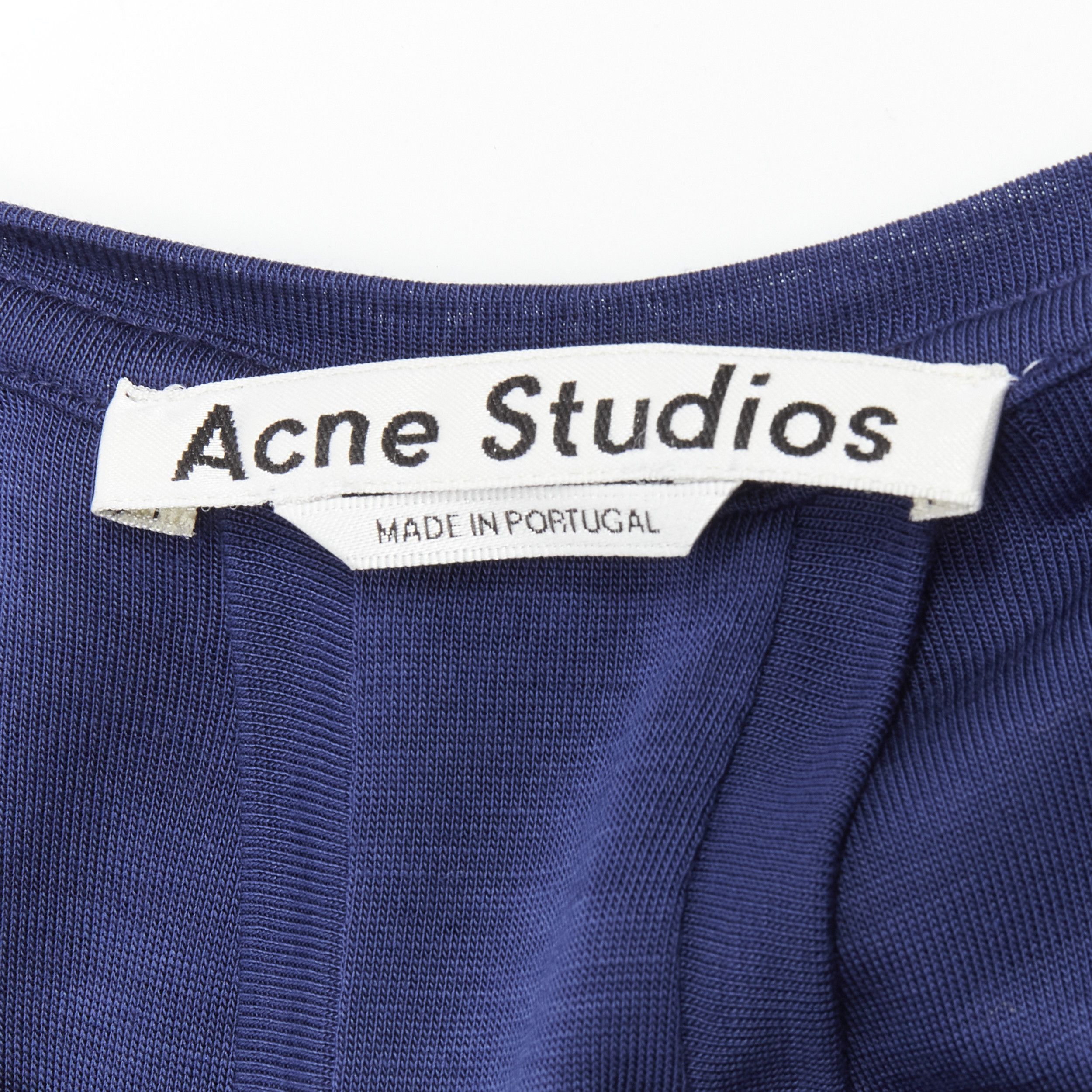 Acne Studios ACNE STUDIOS 2016 Ormanda Tencel navy cape illusion layered tank dress S Size M / US 6-8 / IT 42-44 - 9 Thumbnail