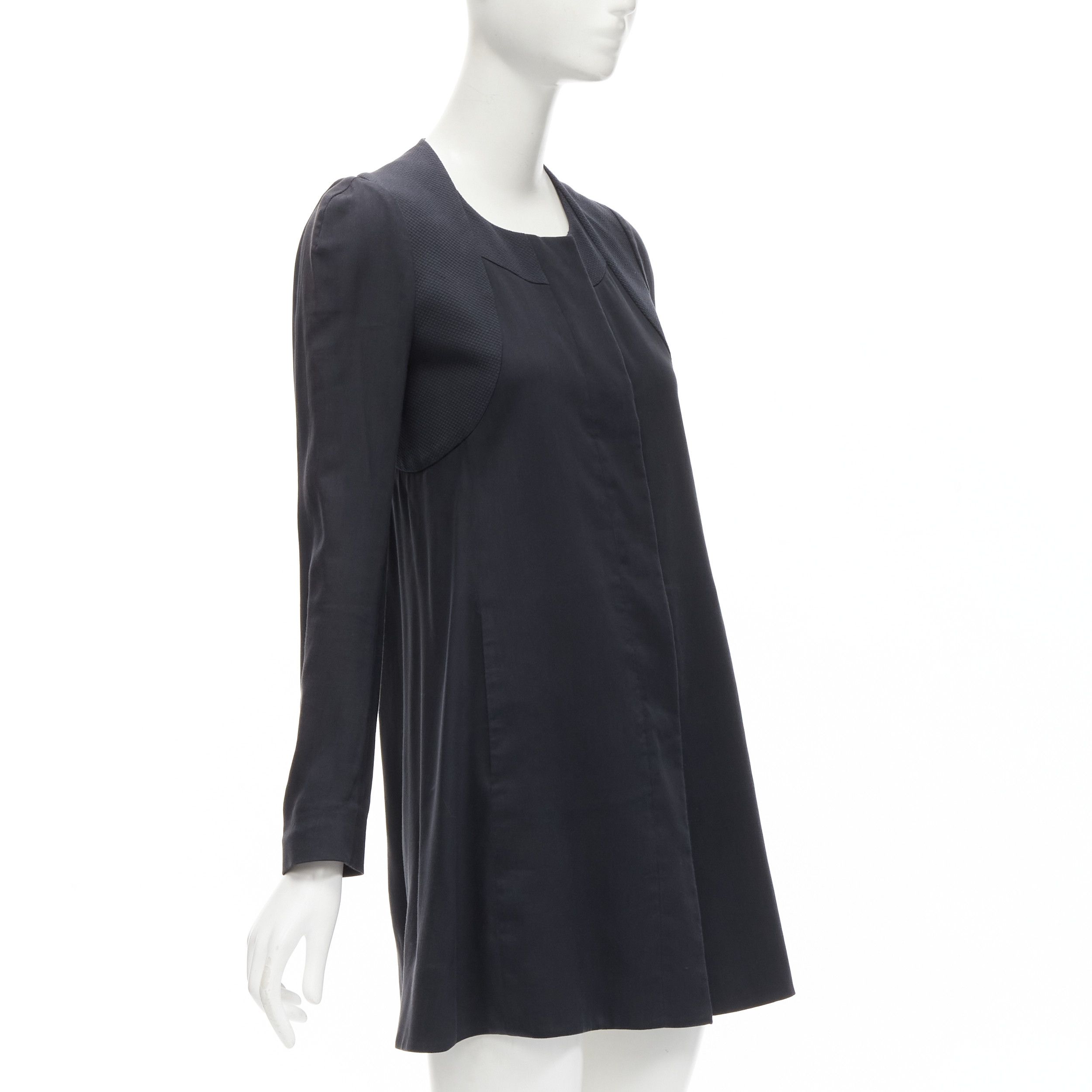 Other RUE DU MAIL invisible magnet button panelled flared coat FR34 XS Size XS / US 0-2 / IT 36-38 - 4 Thumbnail