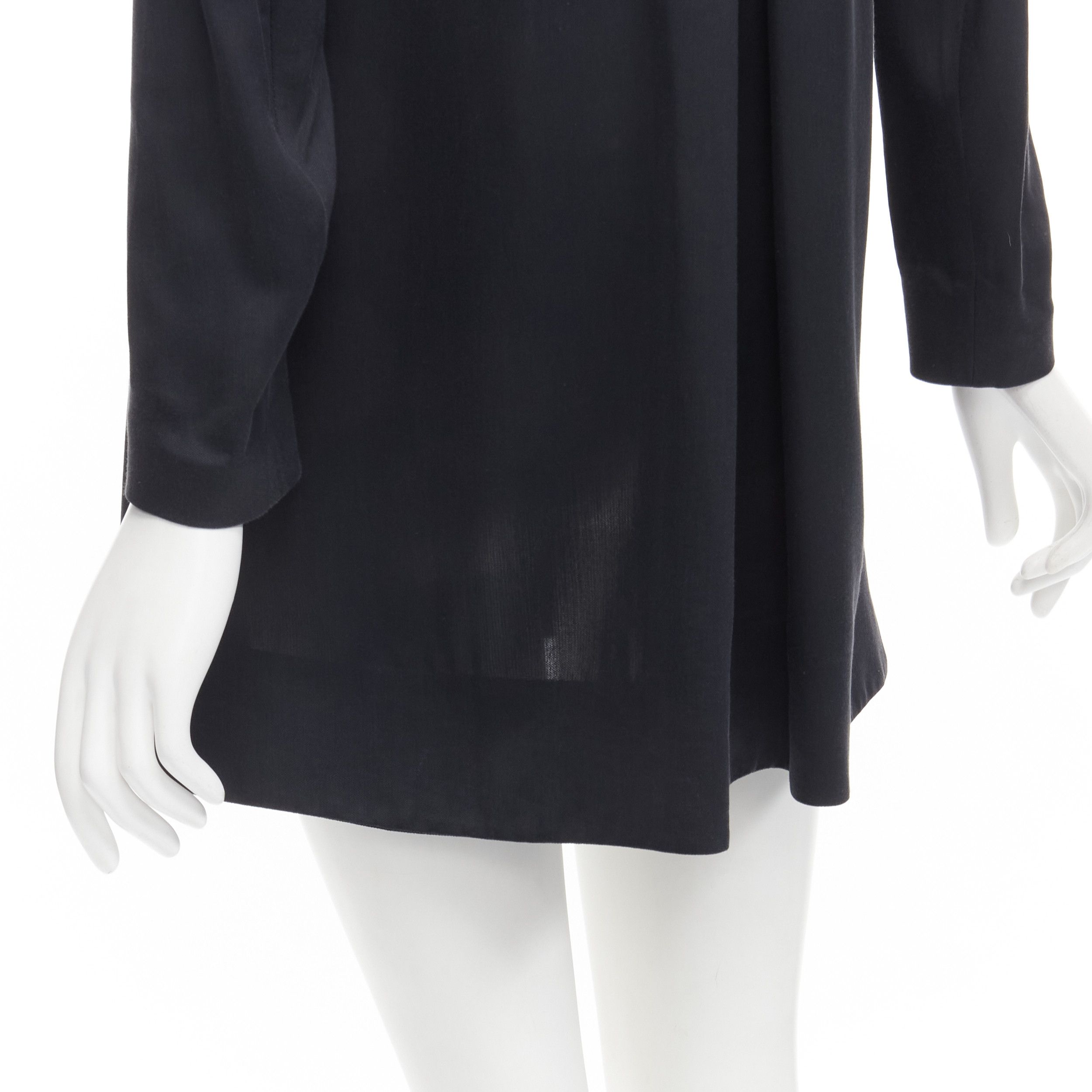 Other RUE DU MAIL invisible magnet button panelled flared coat FR34 XS Size XS / US 0-2 / IT 36-38 - 9 Thumbnail