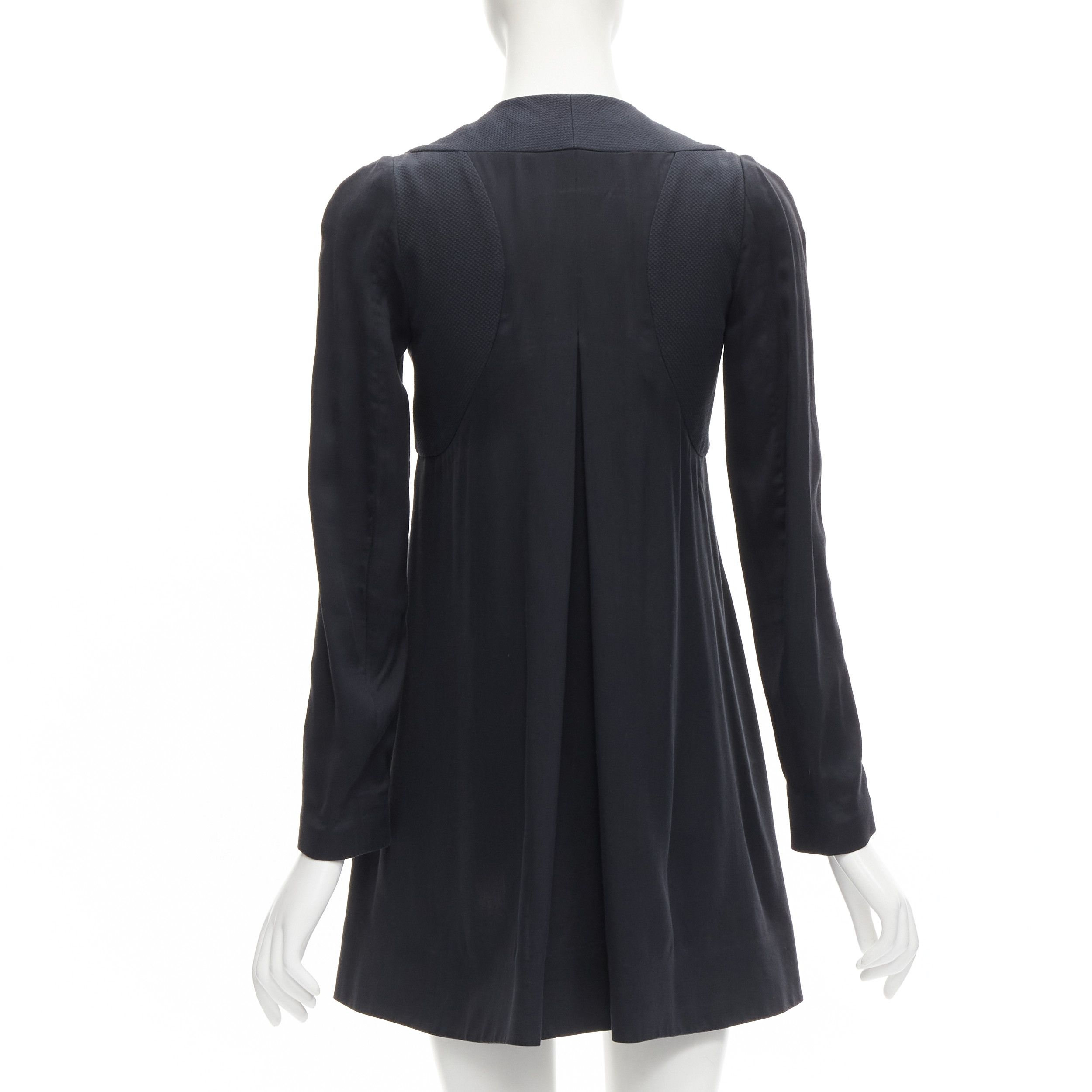 Other RUE DU MAIL invisible magnet button panelled flared coat FR34 XS Size XS / US 0-2 / IT 36-38 - 6 Thumbnail