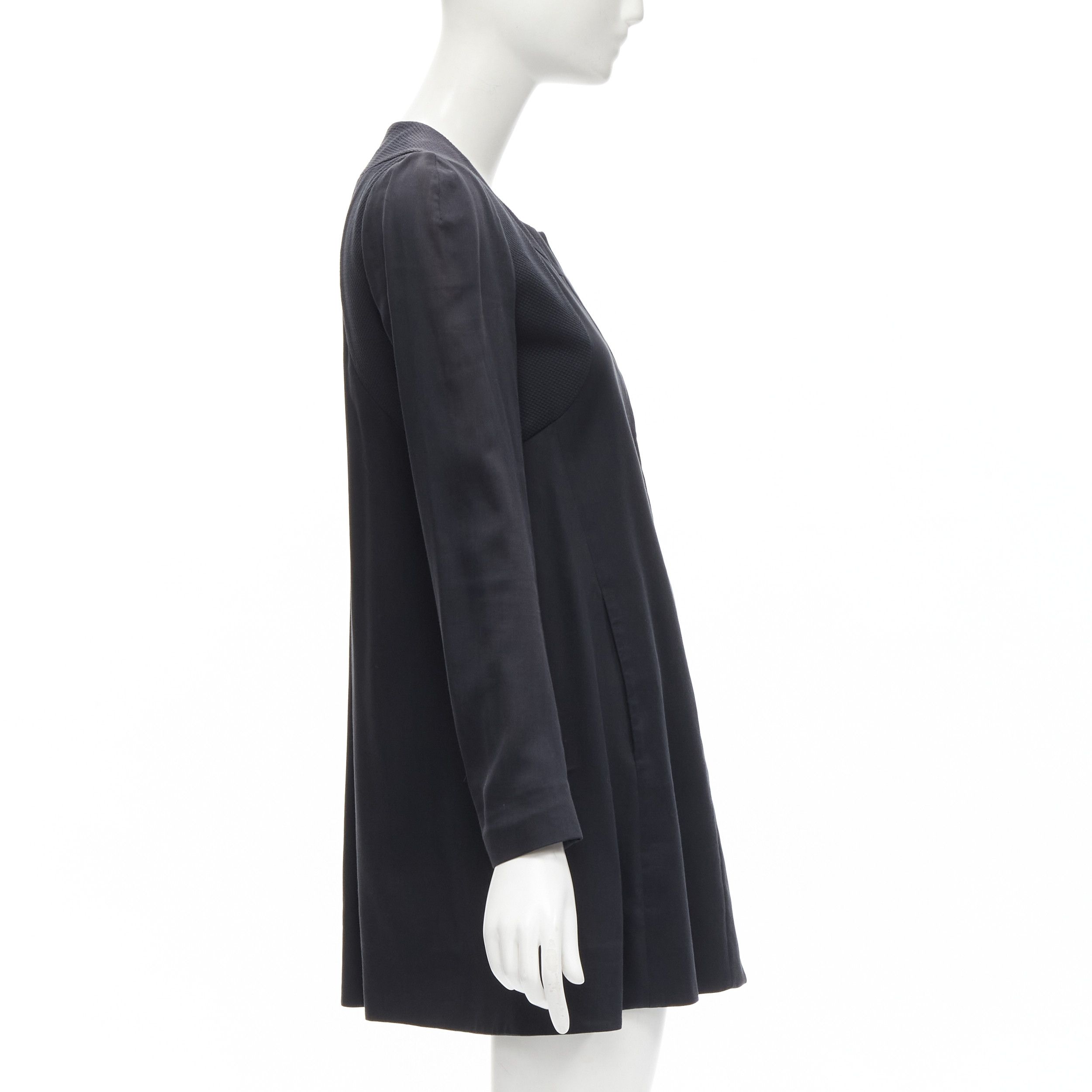 Other RUE DU MAIL invisible magnet button panelled flared coat FR34 XS Size XS / US 0-2 / IT 36-38 - 5 Thumbnail