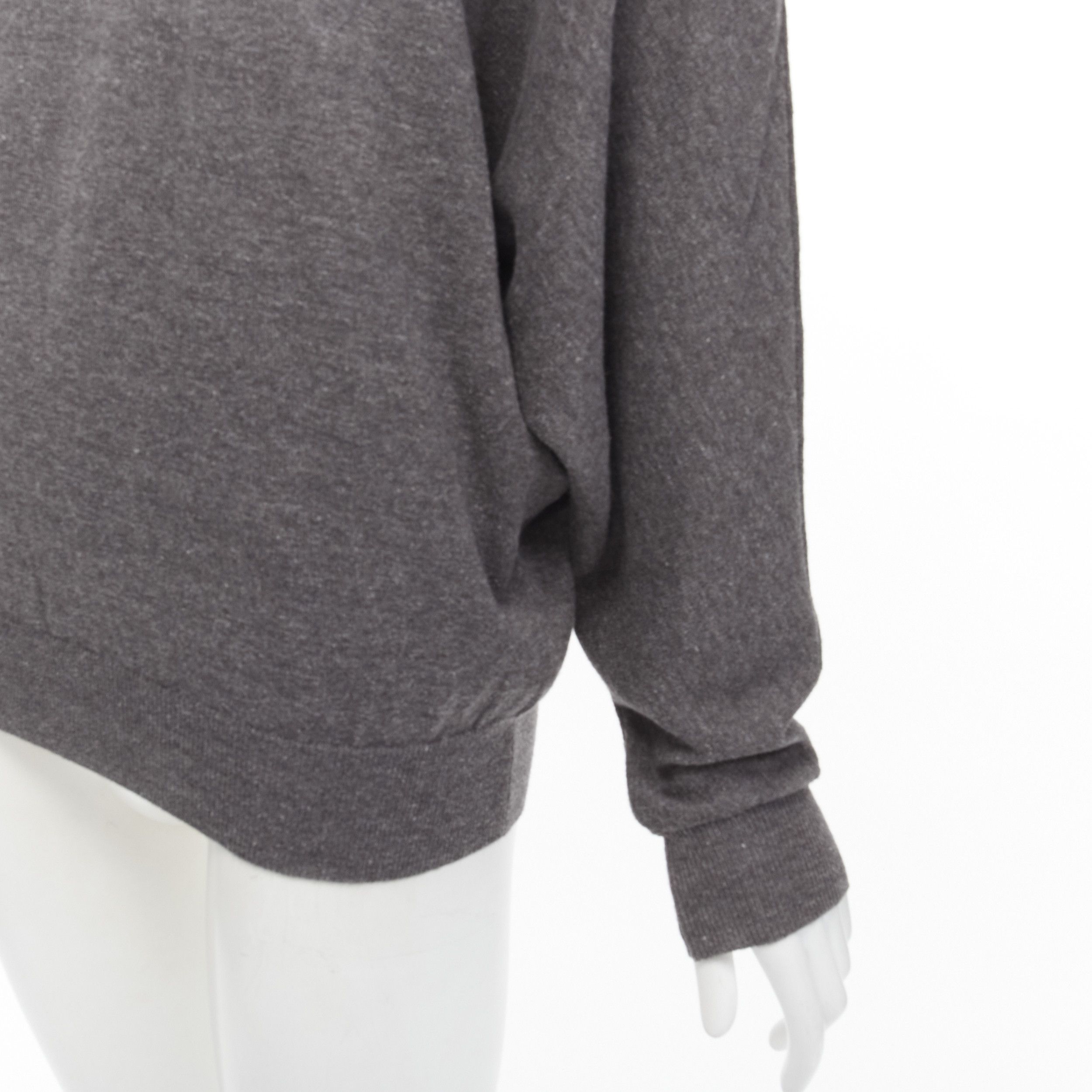 Givenchy GIVENCHY Riccardo Tisci gold metal shoulder bar cuff grey wool alpaca sweater S Size M / US 6-8 / IT 42-44 - 8 Thumbnail