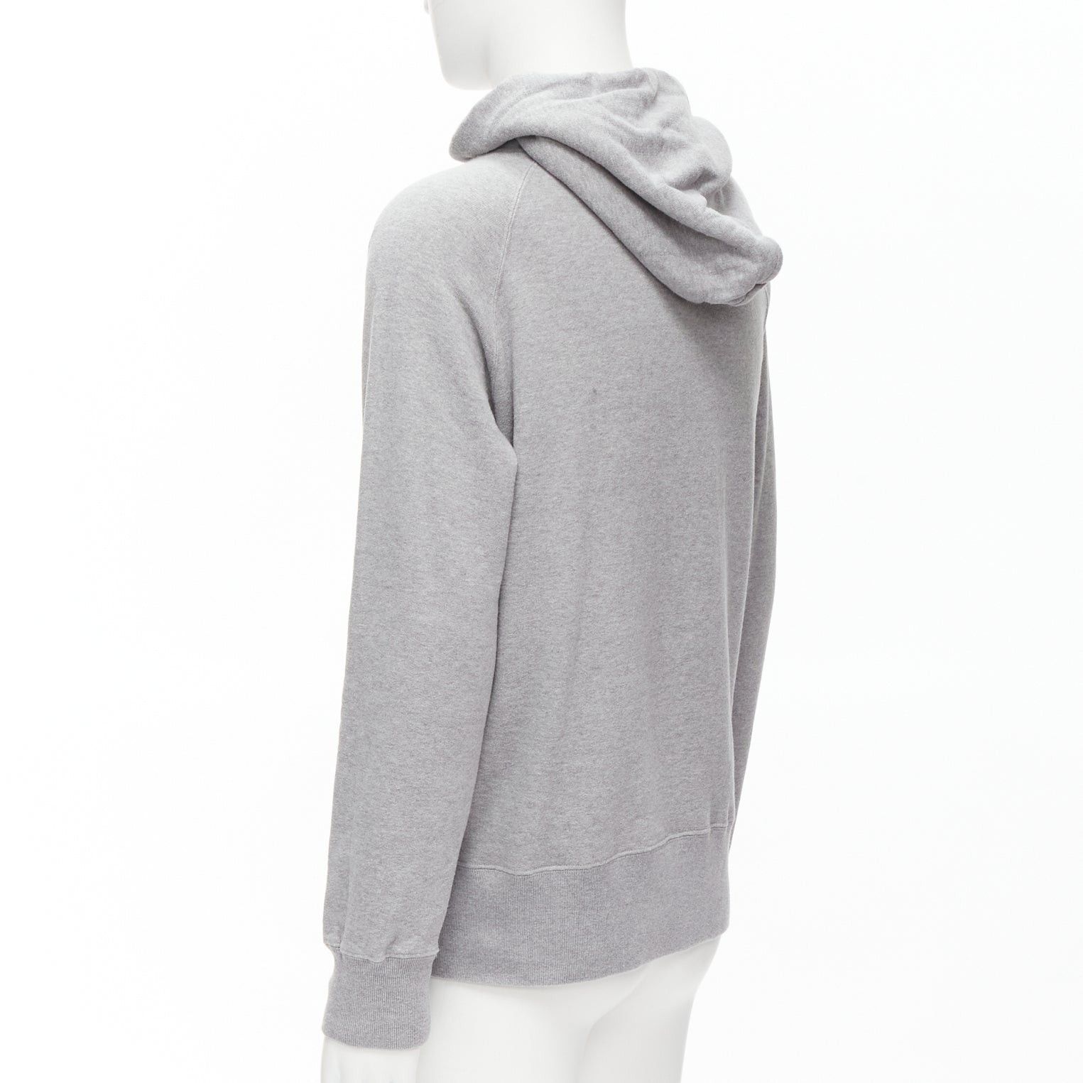 Sacai SACAI 2018 Stasis grey cotton slogan print hoodie sweatshirt JP1 S Size US S / EU 44-46 / 1 - 6 Thumbnail