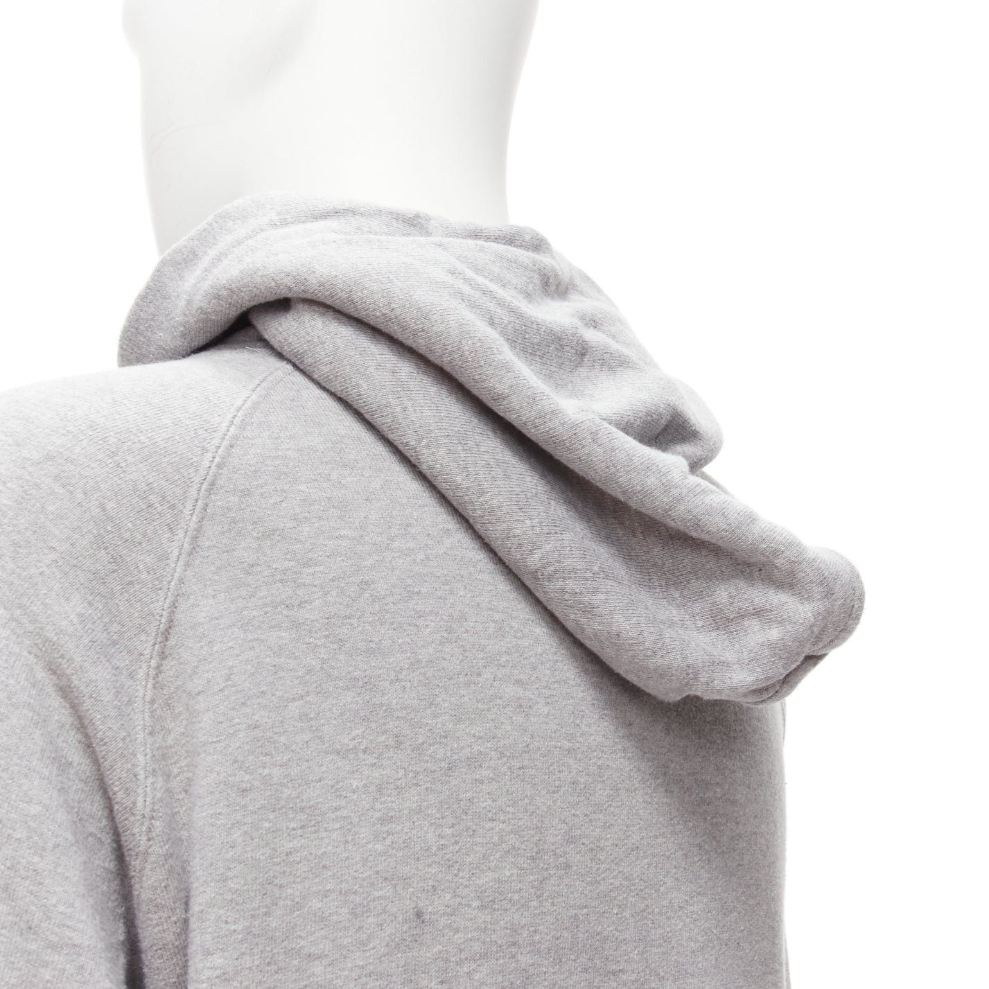 Sacai SACAI 2018 Stasis grey cotton slogan print hoodie sweatshirt JP1 S Size US S / EU 44-46 / 1 - 7 Thumbnail