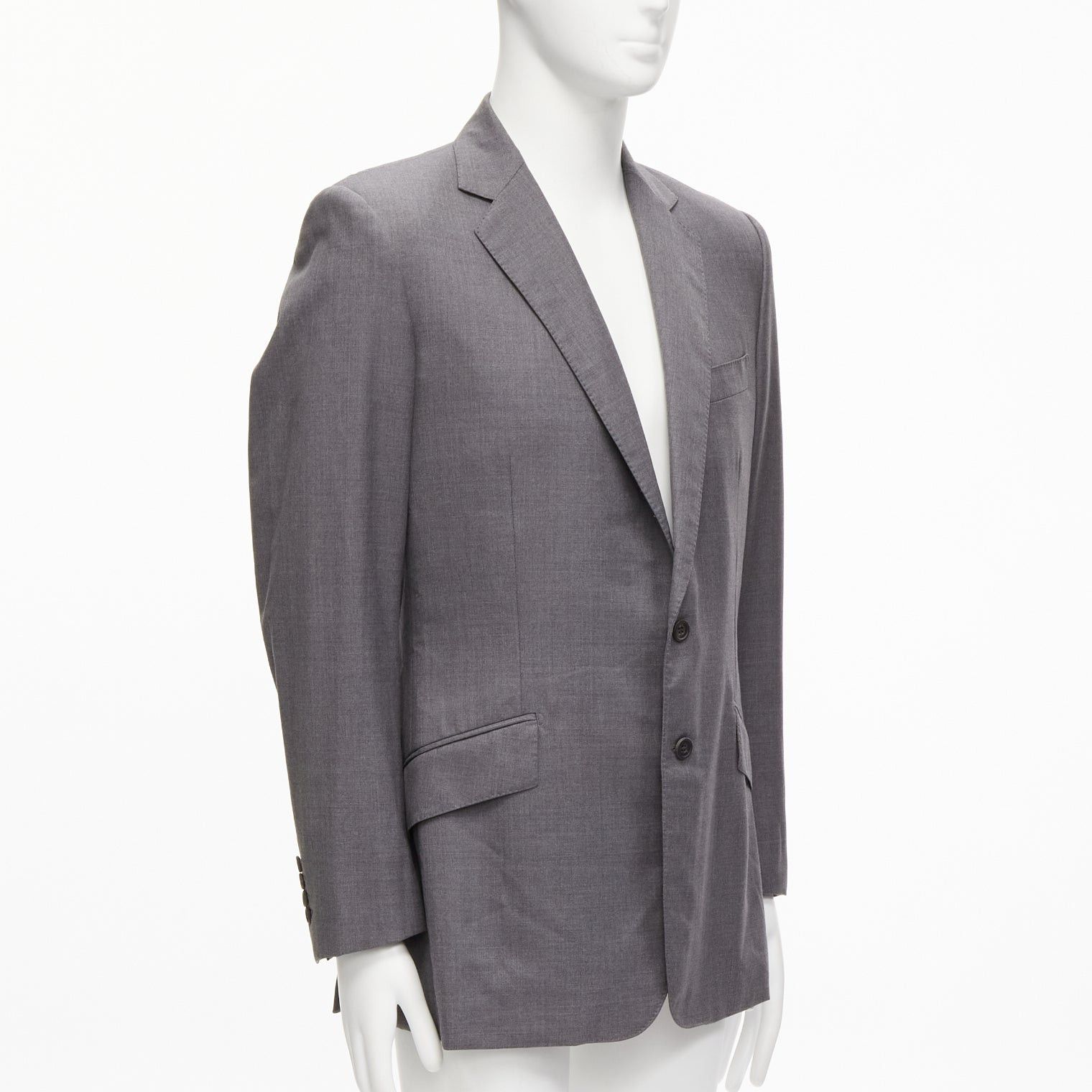 Other KILGOUR Saville Row grey virgin wool pink lining blazer jacket UK38 M Size 48R - 3 Thumbnail
