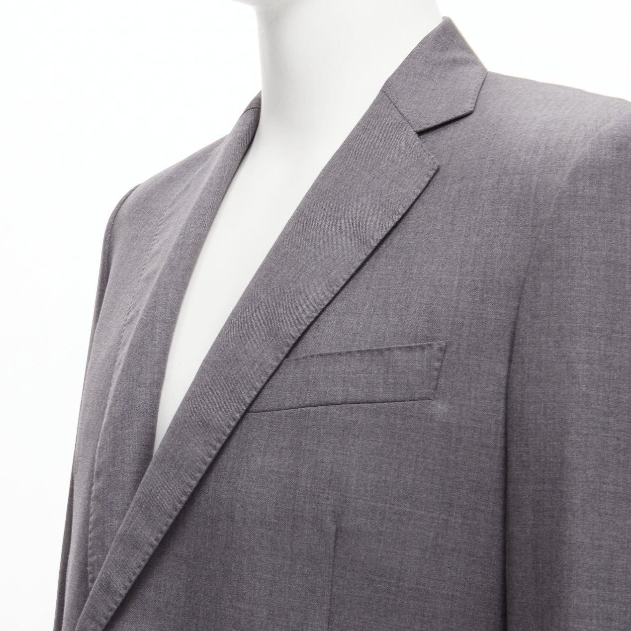 Other KILGOUR Saville Row grey virgin wool pink lining blazer jacket UK38 M Size 48R - 2 Thumbnail