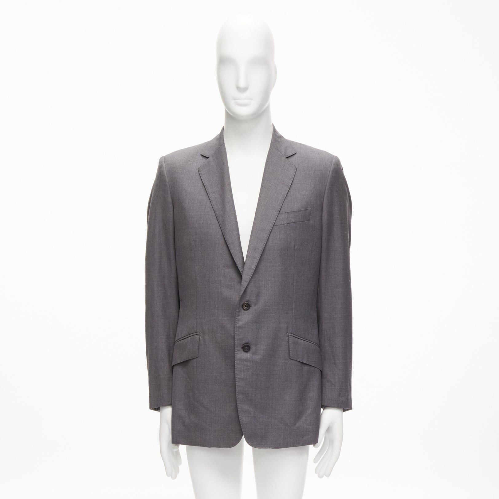 Other KILGOUR Saville Row grey virgin wool pink lining blazer jacket UK38 M Size 48R - 9 Thumbnail