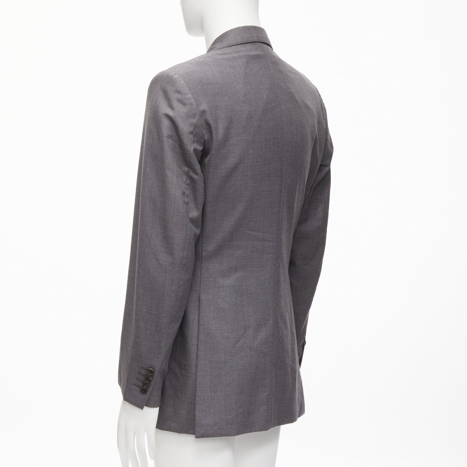 Other KILGOUR Saville Row grey virgin wool pink lining blazer jacket UK38 M Size 48R - 6 Thumbnail