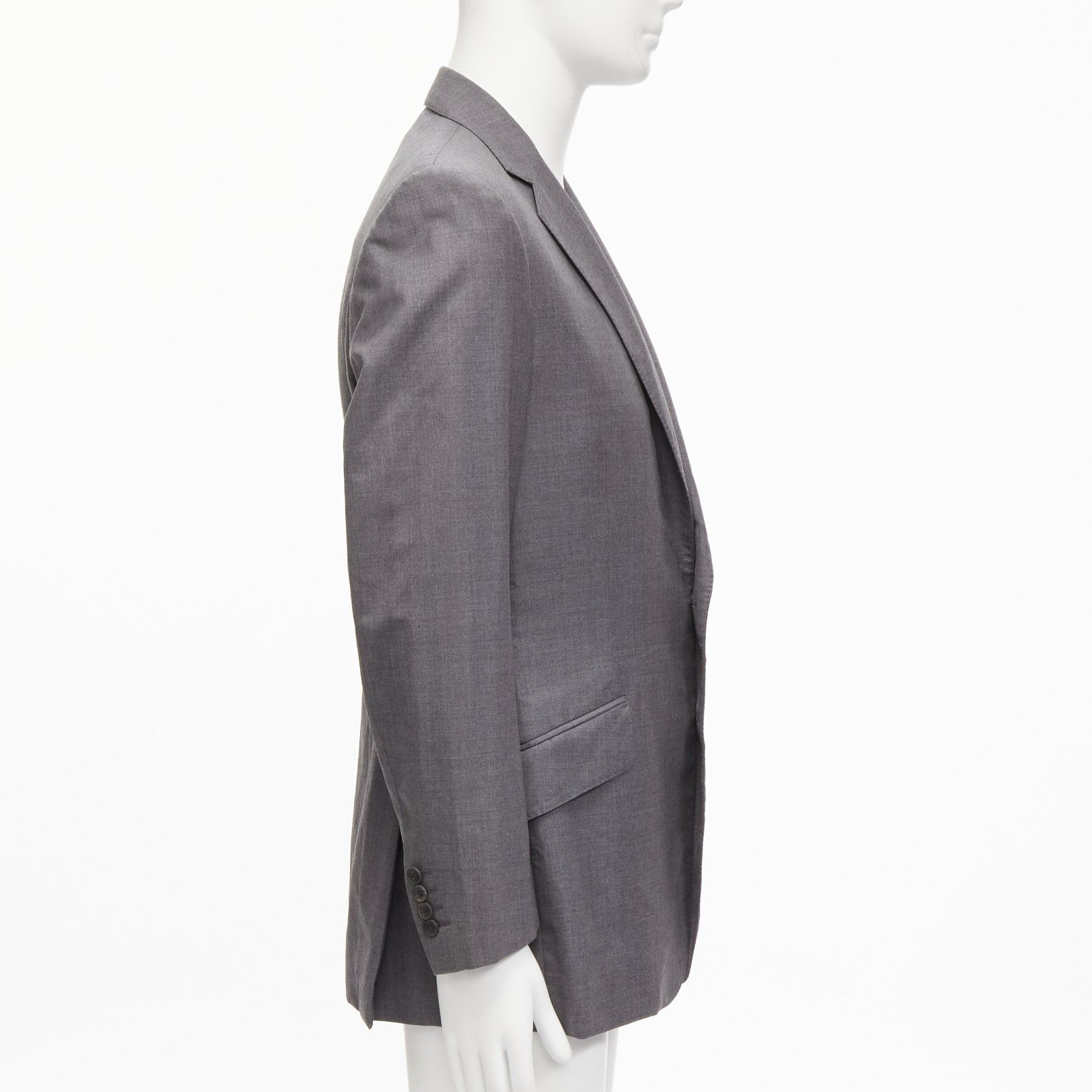 Other KILGOUR Saville Row grey virgin wool pink lining blazer jacket UK38 M Size 48R - 4 Thumbnail