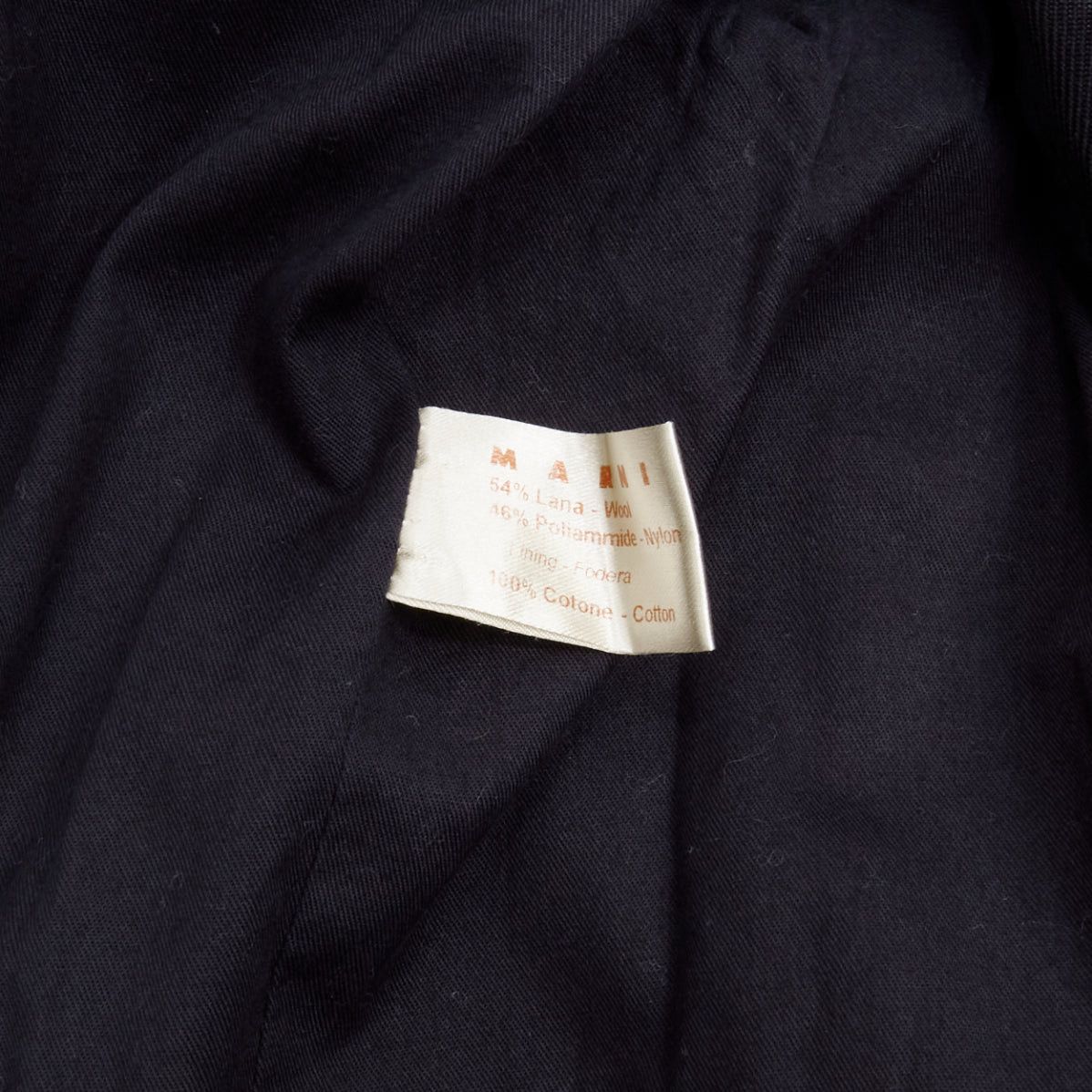 Marni MARNI black wool blend leather stopper hooded concealed buttons parka jacket IT48 M Size US M / EU 48-50 / 2 - 9 Thumbnail