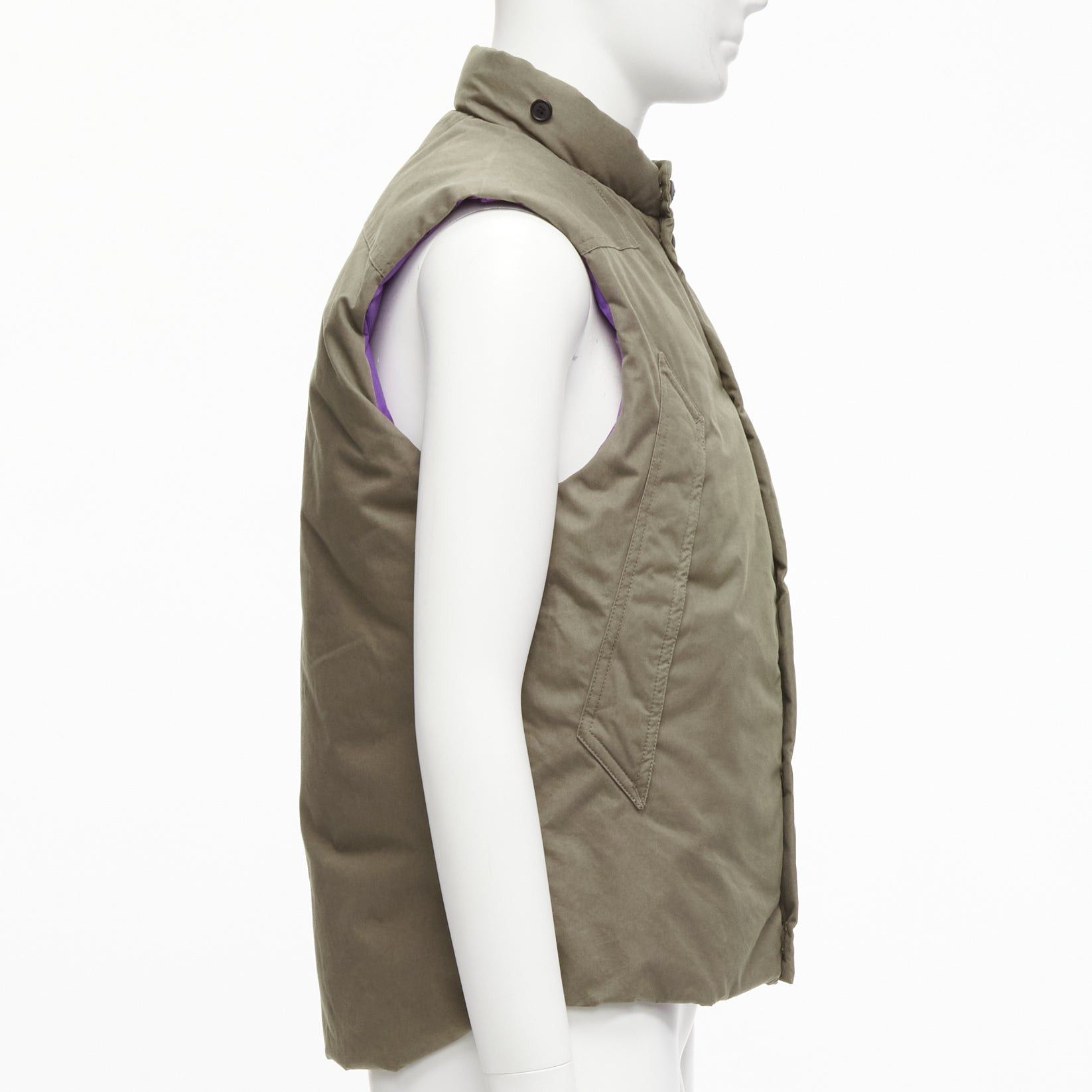 Other DER SAMMLER khaki weatherproof 100% ventile cotton padded puffer vest jacket EU48 M Size US M / EU 48-50 / 2 - 5 Thumbnail