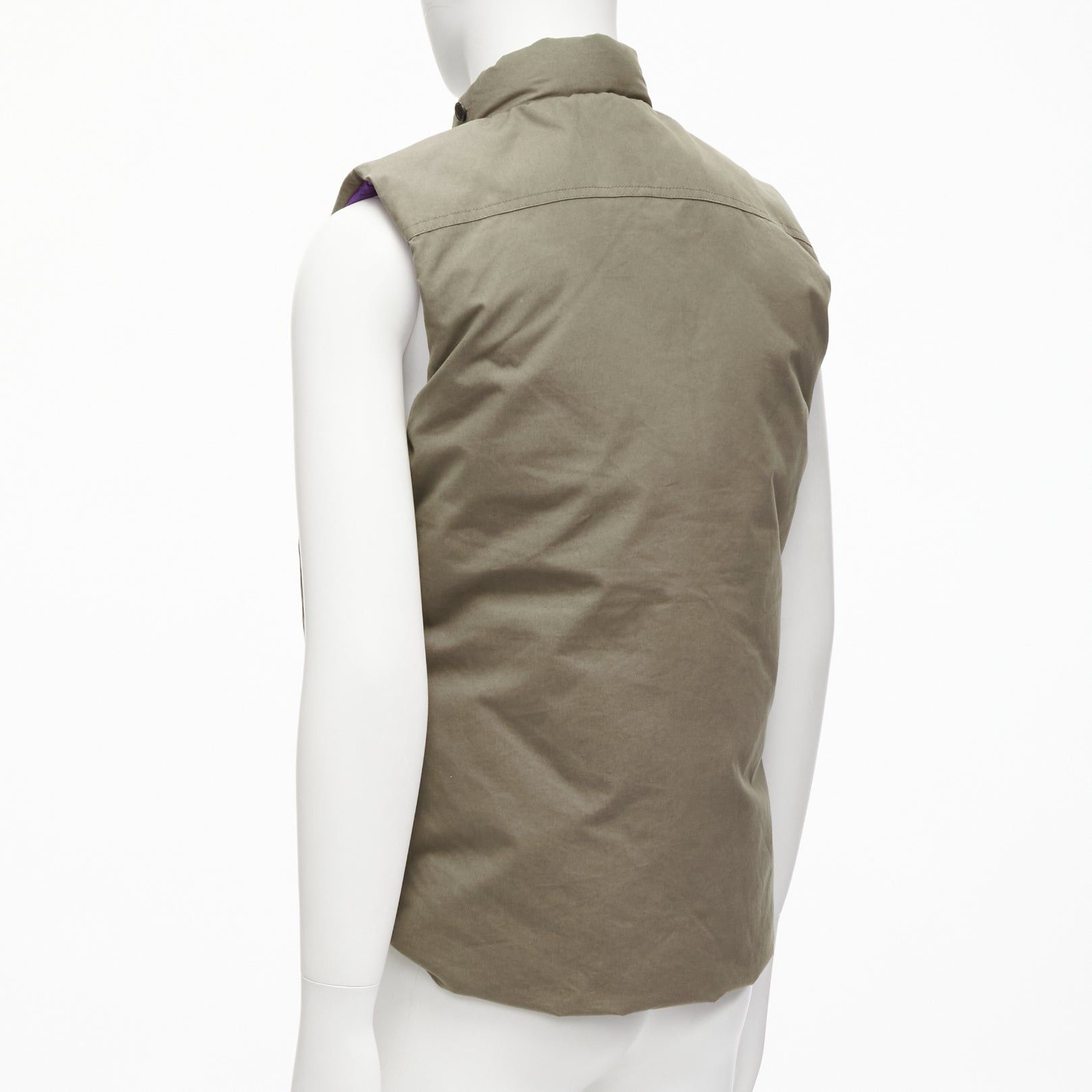 Other DER SAMMLER khaki weatherproof 100% ventile cotton padded puffer vest jacket EU48 M Size US M / EU 48-50 / 2 - 7 Thumbnail