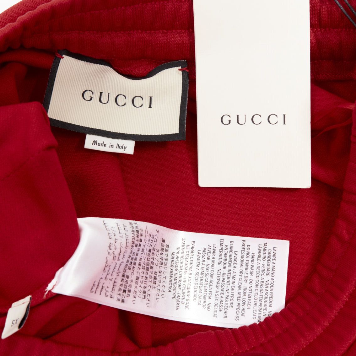 Gucci GUCCI Alessandro Michele red pleated Signature Web side track skirt XS Size 27" / US 4 / IT 40 - 8 Thumbnail