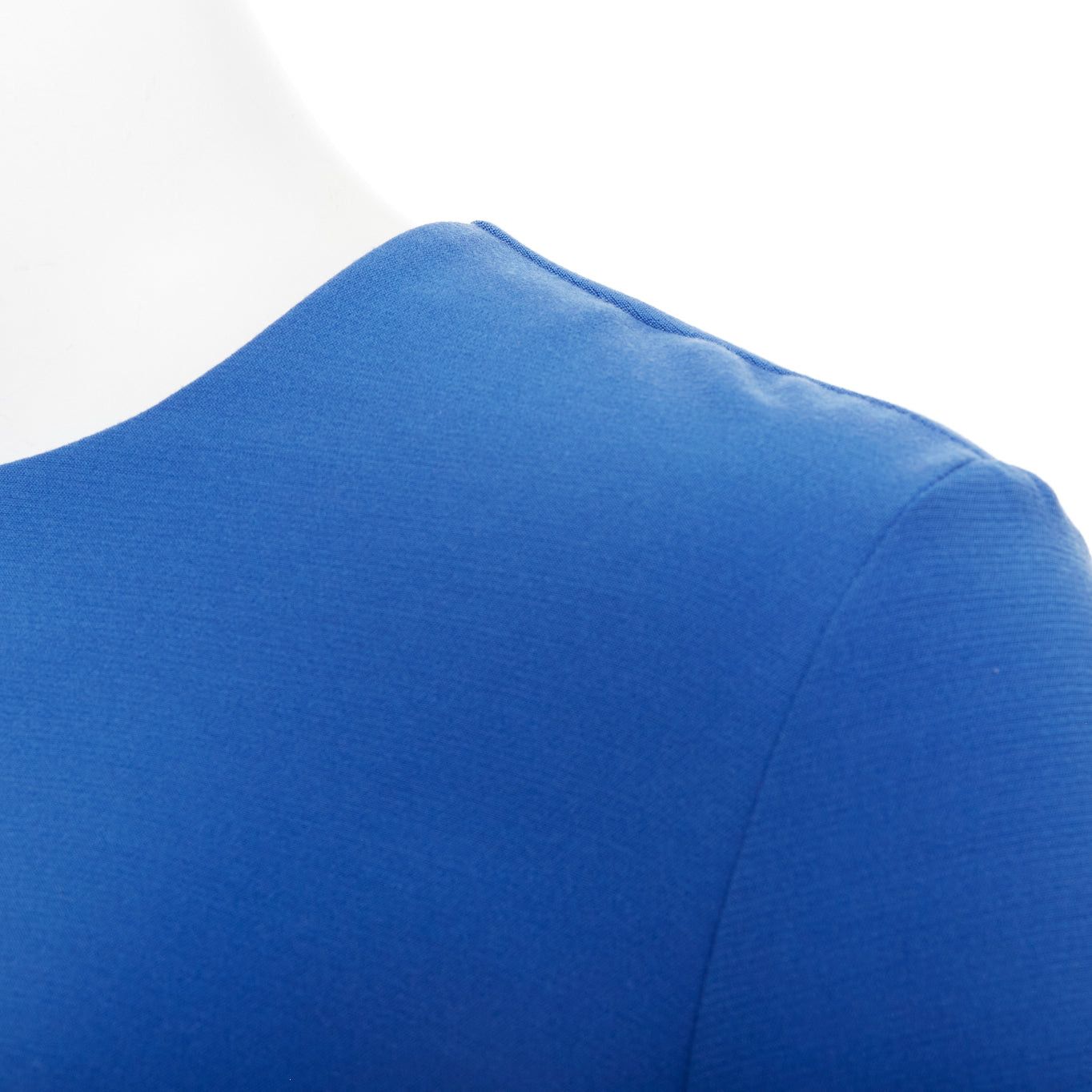 ROKSANDA ROKSANDA cobalt blue ruched bell sleeve structured top UK8 S Size S / US 4 / IT 40 - 6 Thumbnail