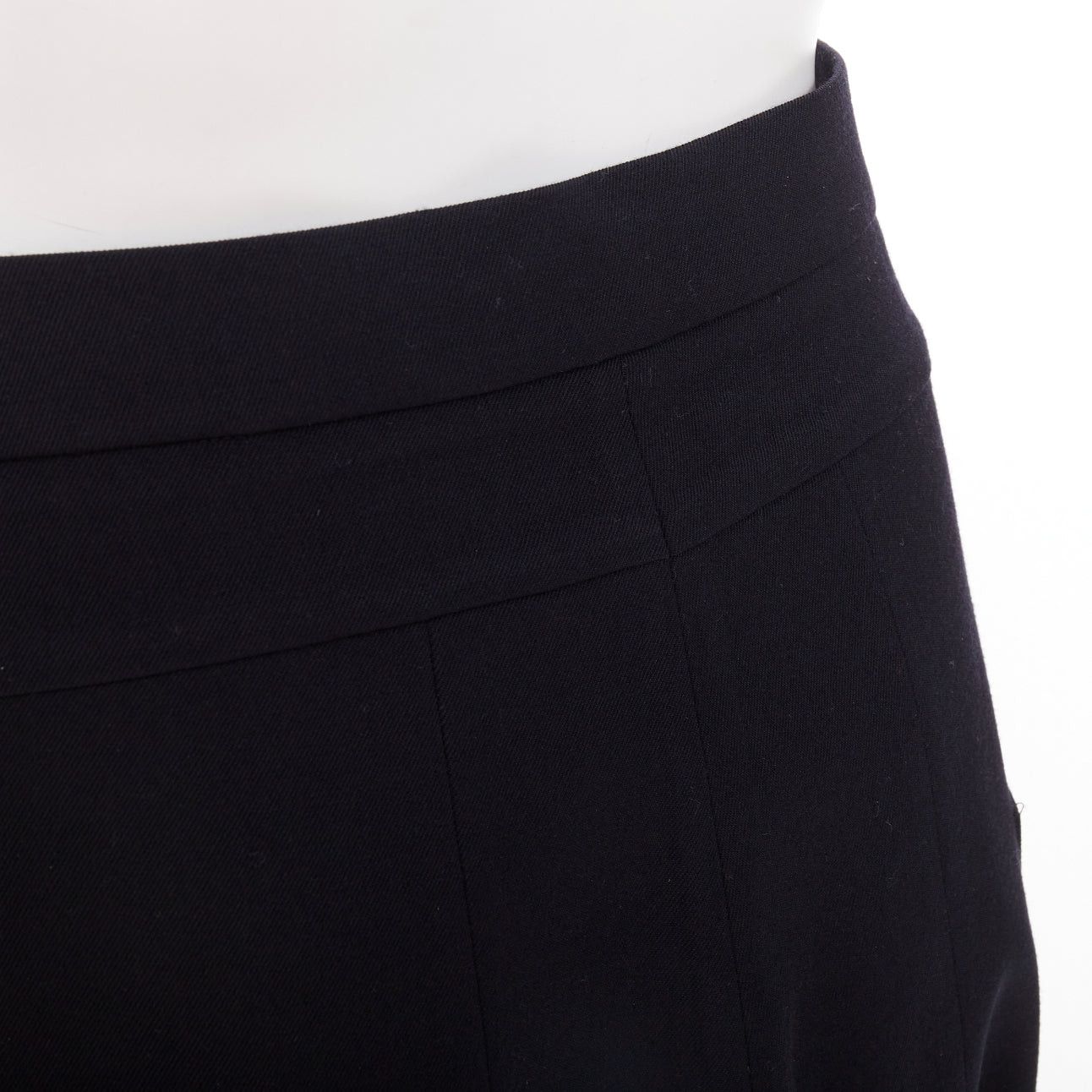 Marni MARNI black 100% virgin wool drop crotch harem knee shorts IT38 XS Size 26" / US 2 / IT 38 - 6 Thumbnail