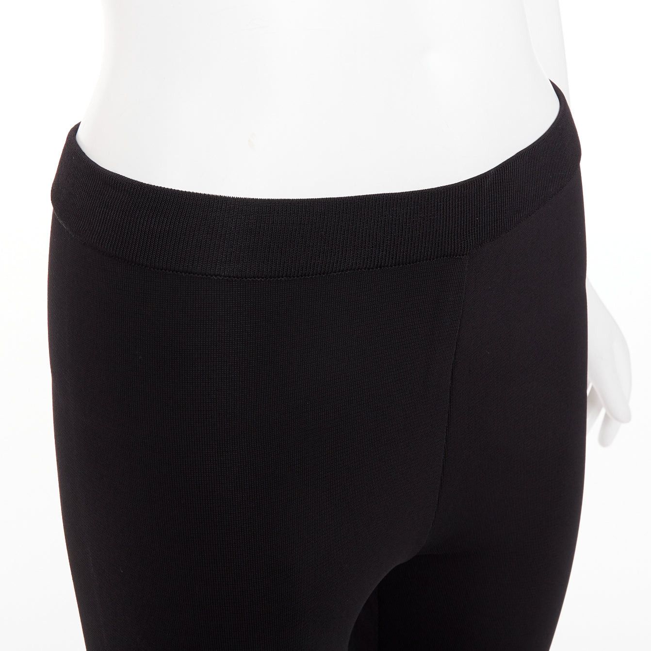 Givenchy GIVENCHY black red white striped hem viscose knit legging pants XS Size 27" / US 4 / IT 40 - 7 Thumbnail