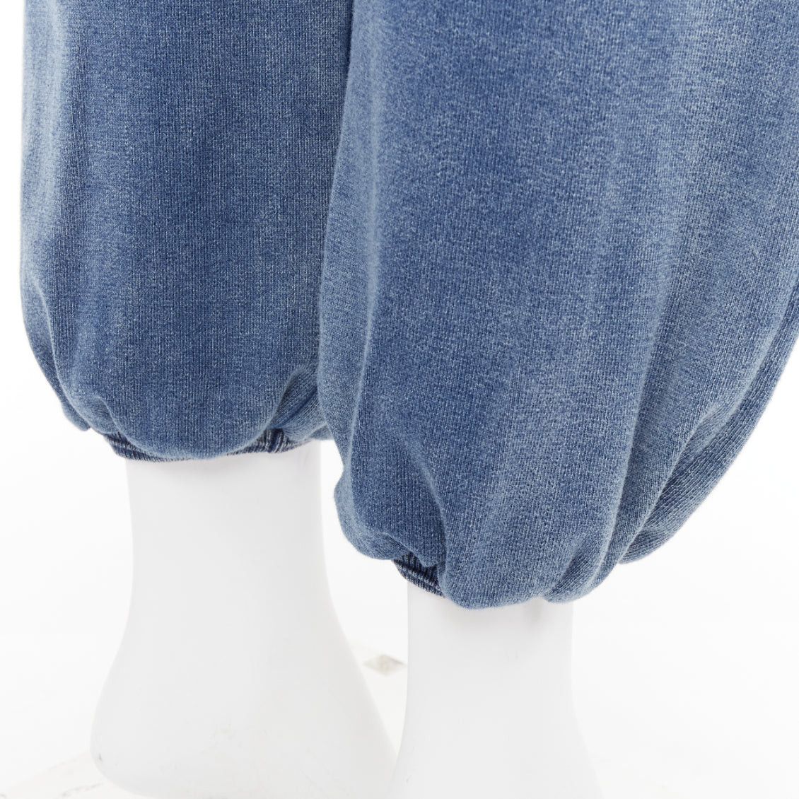 Chloe CHLOE blue white faded wash cotton blend relaxed jogger pants M Size 28" / US 6 / IT 42 - 7 Thumbnail