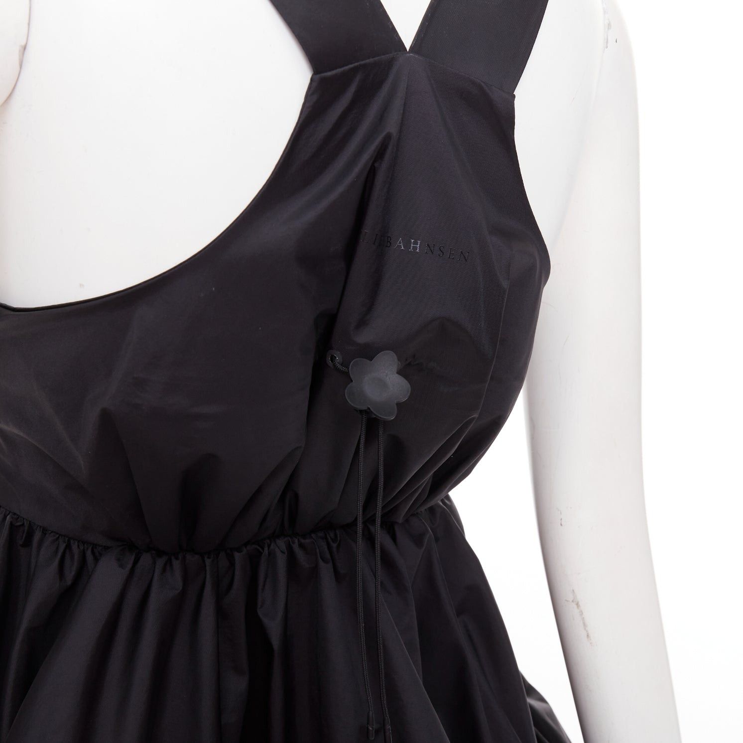 Cecilie Bahnsen CECILIE BAHNSEN THE NORTH FACE Shara Mountain black nylon puff tiered babydoll dress XS Size XS / US 0-2 / IT 36-38 - 7 Thumbnail