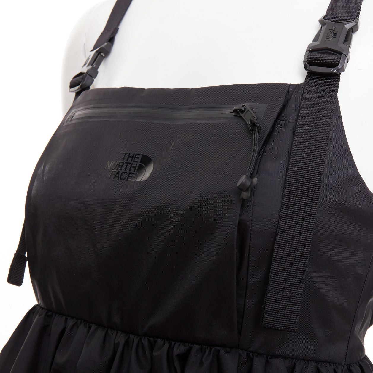 Cecilie Bahnsen CECILIE BAHNSEN THE NORTH FACE Shara Mountain black nylon puff tiered babydoll dress XS Size XS / US 0-2 / IT 36-38 - 2 Thumbnail