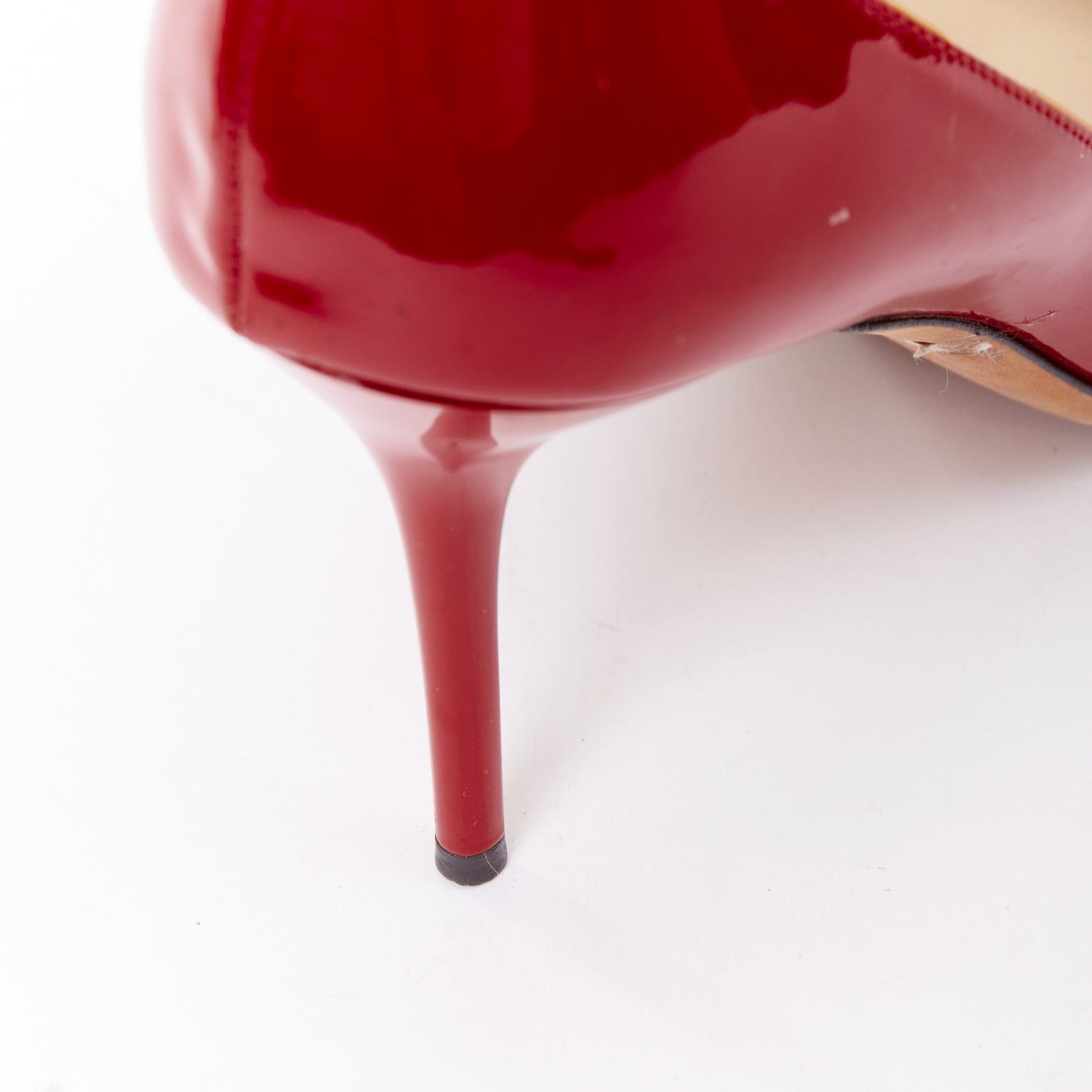 Jimmy Choo JIMMY CHOO red patent leather pointy toe stiletto heel pump EU39 Size US 9 / IT 39 - 7 Thumbnail