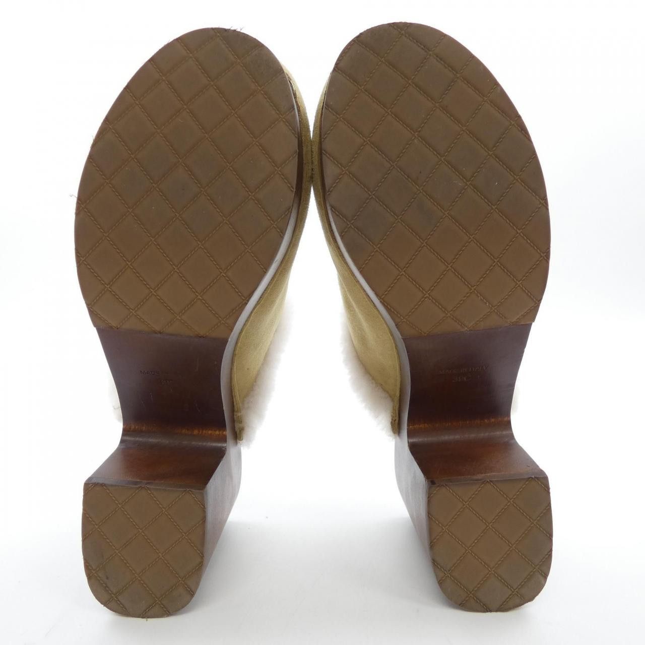 Chanel Chanel Chanel Crumpled Sheepskin Sandals Leather Shoes G35368B14075 DUTY FREE for USA Size ONE SIZE - 4 Thumbnail