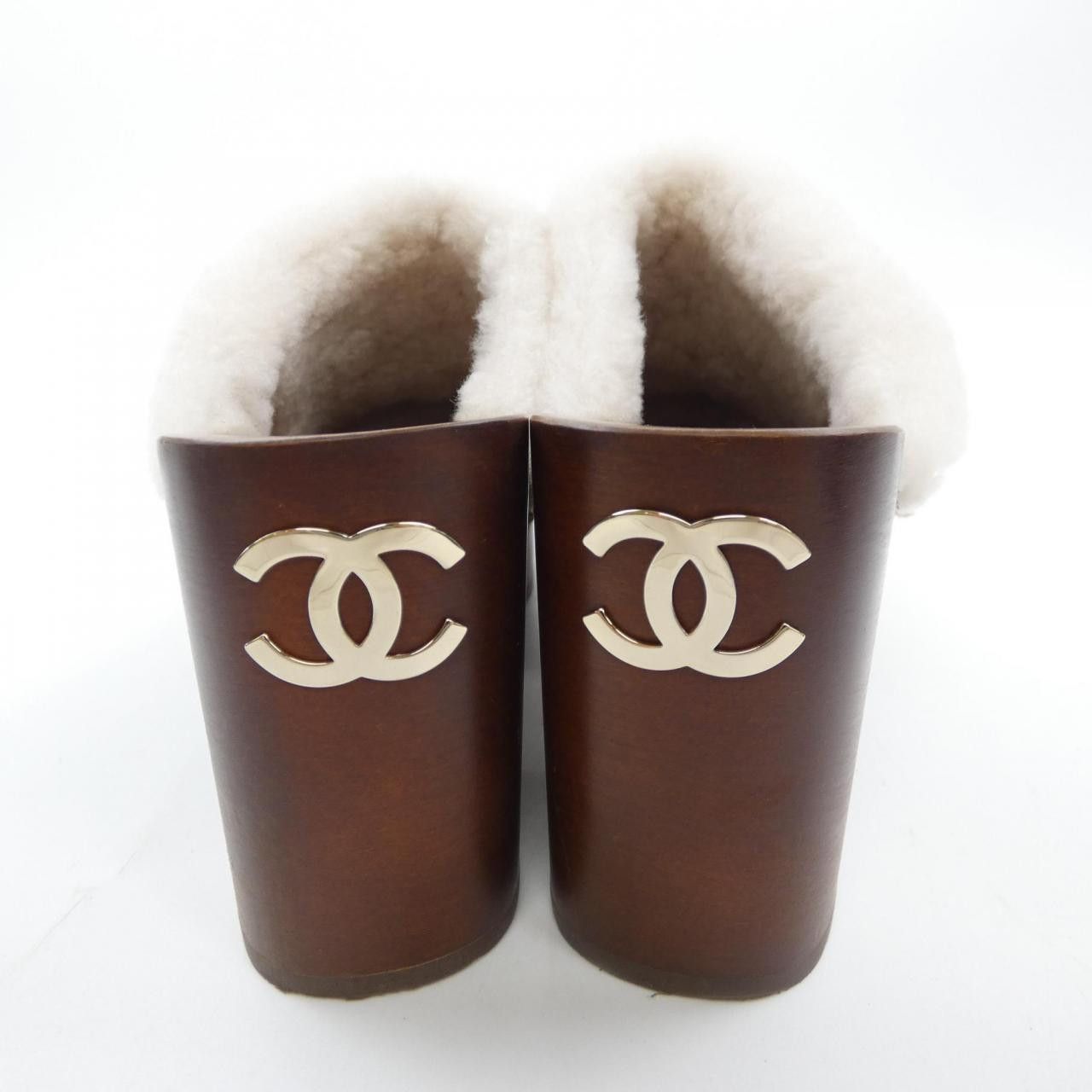 Chanel Chanel Chanel Crumpled Sheepskin Sandals Leather Shoes G35368B14075 DUTY FREE for USA Size ONE SIZE - 5 Thumbnail