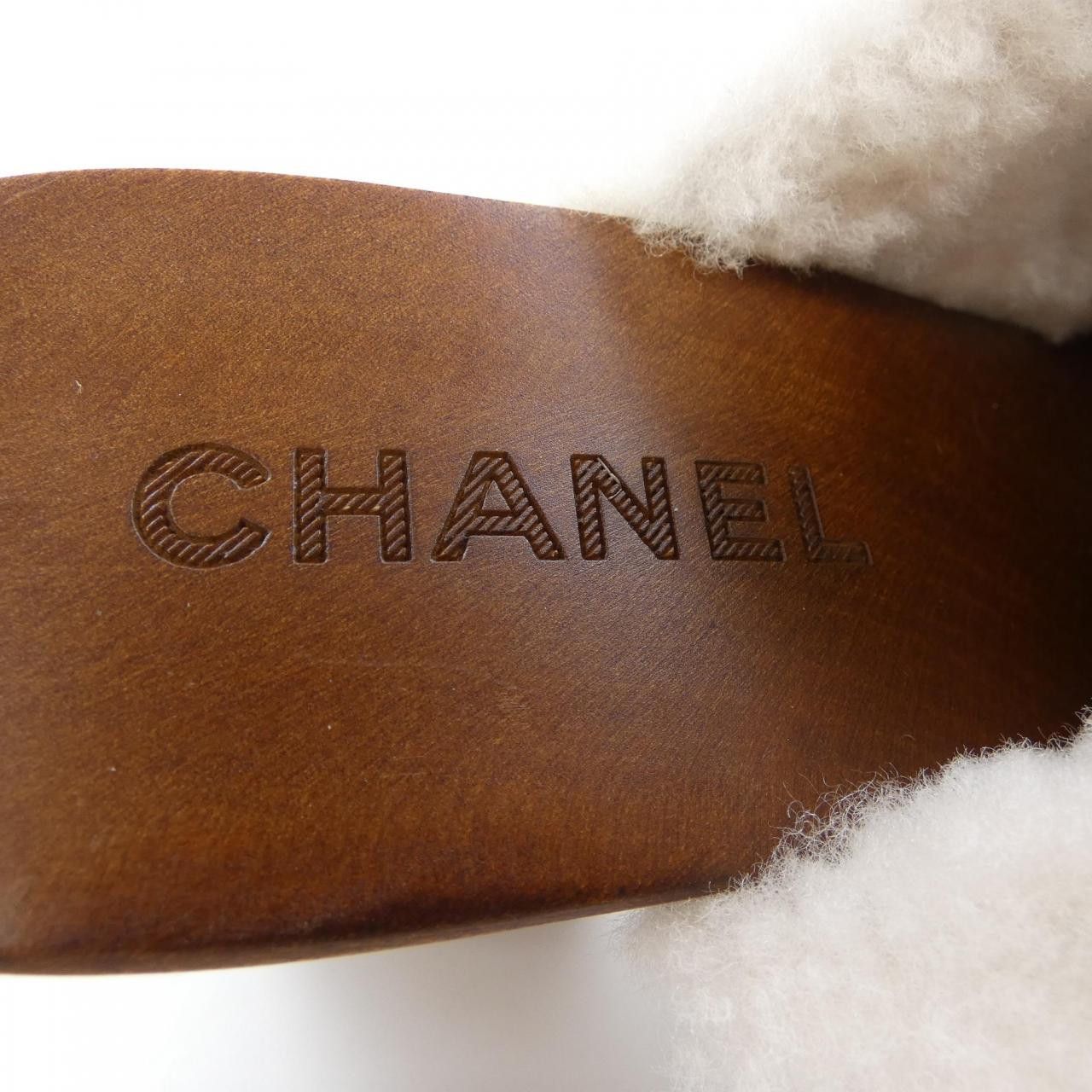 Chanel Chanel Chanel Crumpled Sheepskin Sandals Leather Shoes G35368B14075 DUTY FREE for USA Size ONE SIZE - 6 Thumbnail