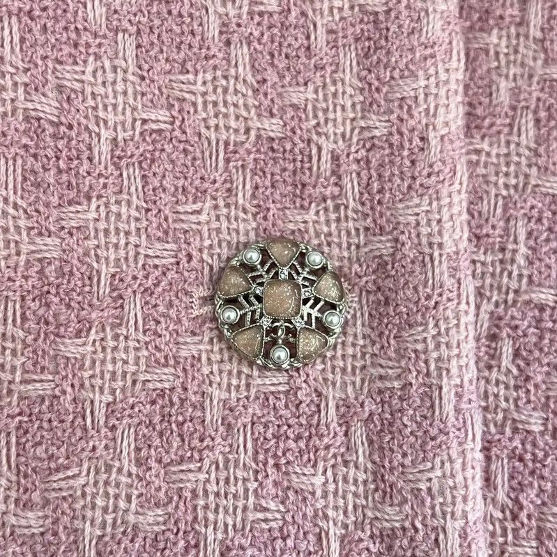 Chanel Chanel Pink Wool Women's Jacket 0089 Size XS / US 0-2 / IT 36-38 - 6 Thumbnail