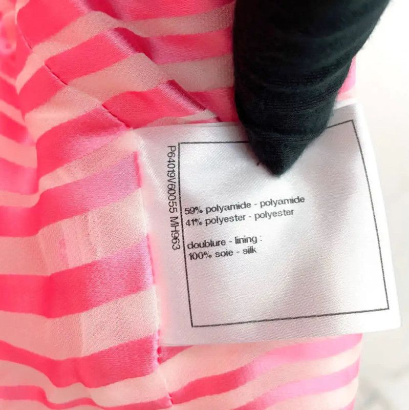 Chanel Chanel Pink Polyester Women's Jacket 0089 Size S / US 4 / IT 40 - 10 Thumbnail