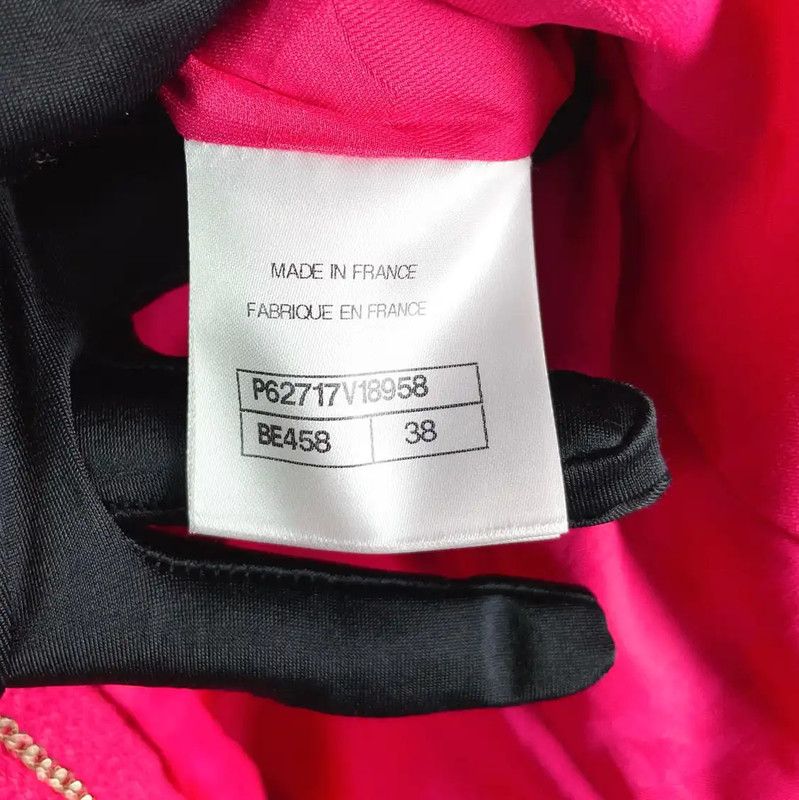 Chanel Chanel Pink Cotton Women's Jacket 0089 Size M / US 6-8 / IT 42-44 - 9 Thumbnail