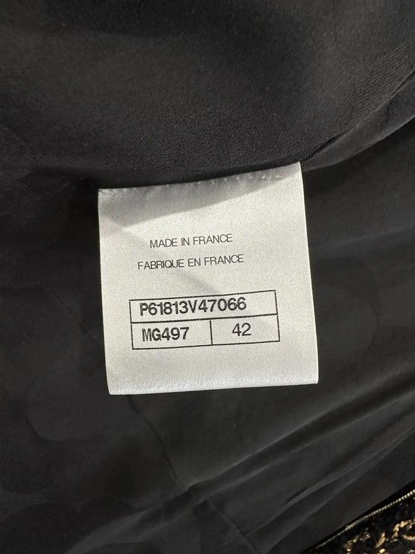 Chanel Chanel Black Wool Oversized Coat 0089 Size XL / US 12-14 / IT 48-50 - 6 Thumbnail