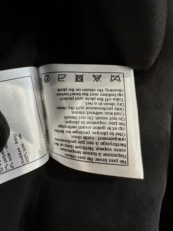 Chanel Chanel Black Wool Oversized Coat 0089 Size XL / US 12-14 / IT 48-50 - 8 Thumbnail