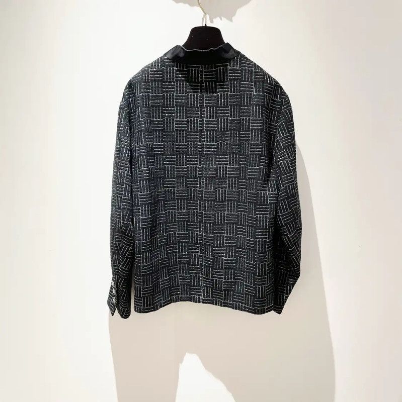 Chanel Chanel Black Cotton Blend Long Sleeve Cardigan 0089 Size M / US 6-8 / IT 42-44 - 2 Thumbnail