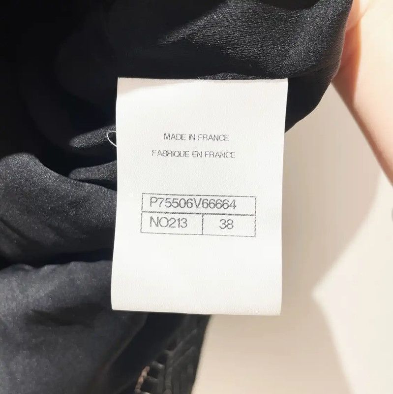 Chanel Chanel Black Cotton Blend Long Sleeve Cardigan 0089 Size M / US 6-8 / IT 42-44 - 4 Thumbnail