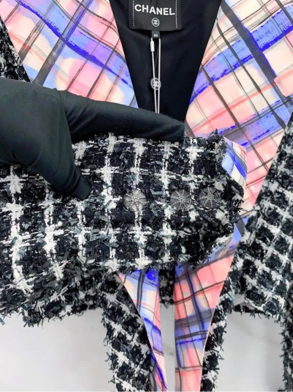 Chanel Chanel Colorful Cotton Blend Women's Jacket 0089 Size S / US 4 / IT 40 - 7 Thumbnail