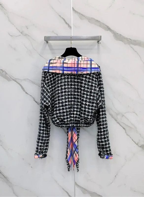 Chanel Chanel Colorful Cotton Blend Women's Jacket 0089 Size S / US 4 / IT 40 - 2 Thumbnail