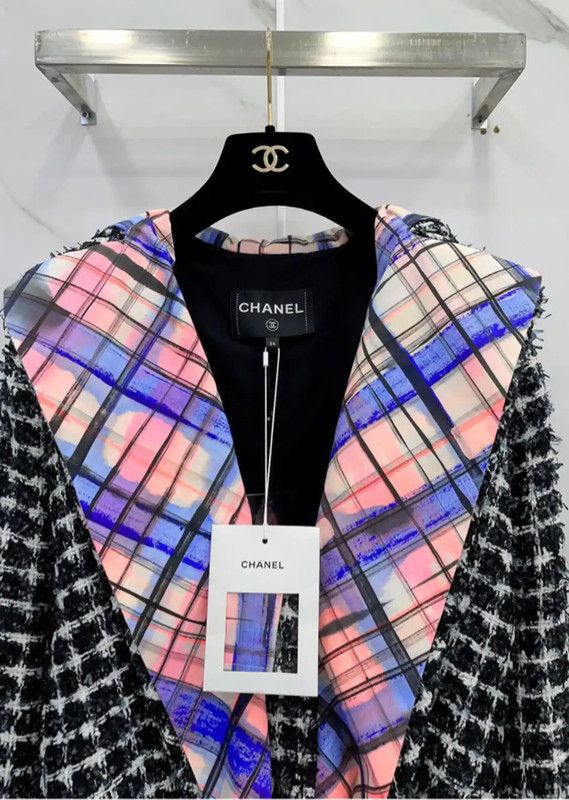 Chanel Chanel Colorful Cotton Blend Women's Jacket 0089 Size S / US 4 / IT 40 - 3 Thumbnail