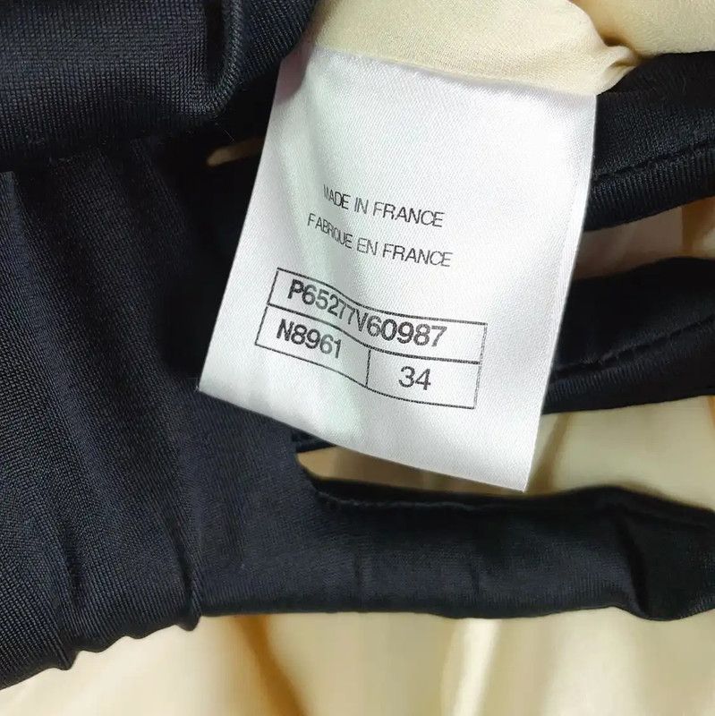Chanel Chanel White Wool Blend Women's Jacket 0089 Size S / US 4 / IT 40 - 9 Thumbnail