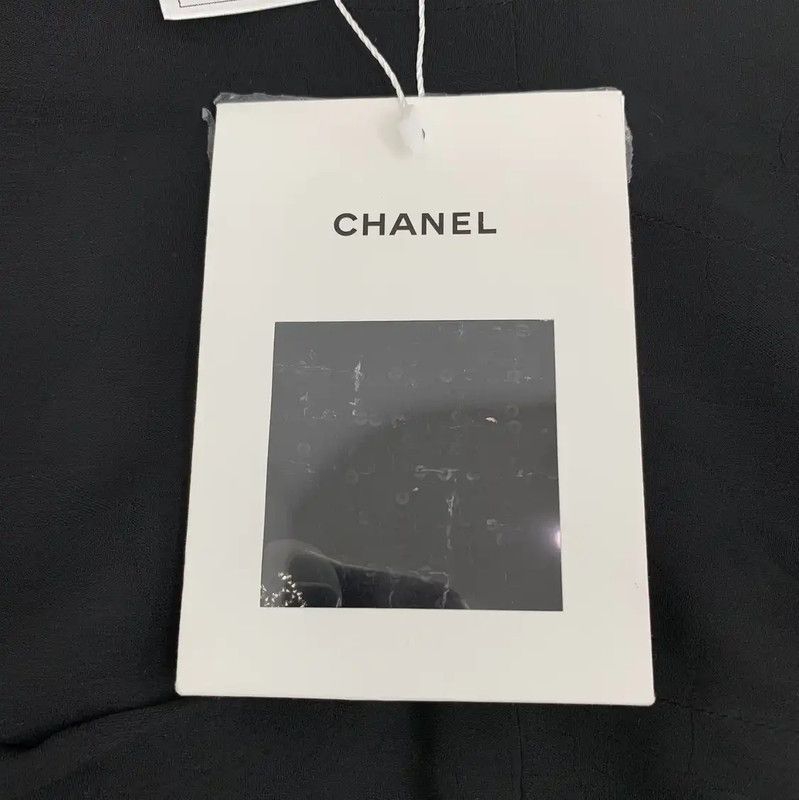 Chanel Chanel Wool Black Women's Jacket 0089 Size XXS / US 00 / IT 34 - 7 Thumbnail