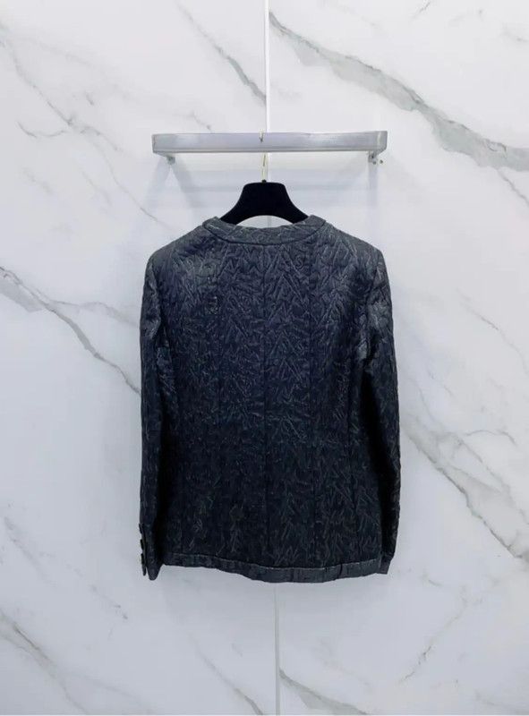 Chanel Chanel Black Silk Blend Women's Jacket 0089 Size S / US 4 / IT 40 - 2 Thumbnail